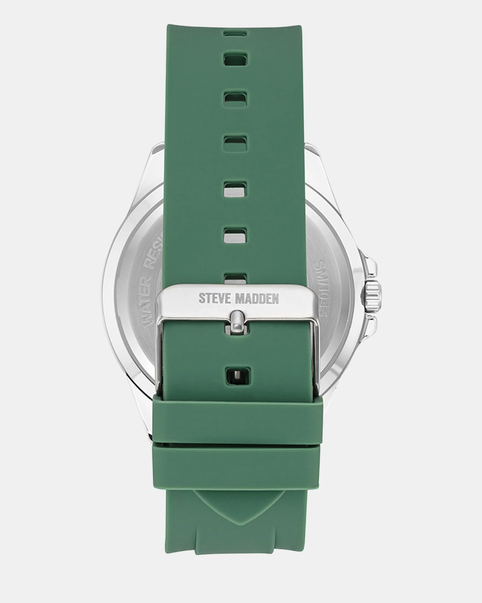 RUBBERIZED ENAMEL CASE WATCH GREEN MULTI - Image 3