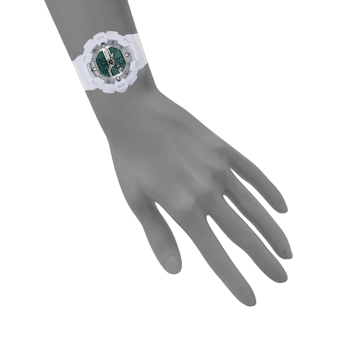 OVERSIZED SPORT WATCH WHITE MULTI - Image 4