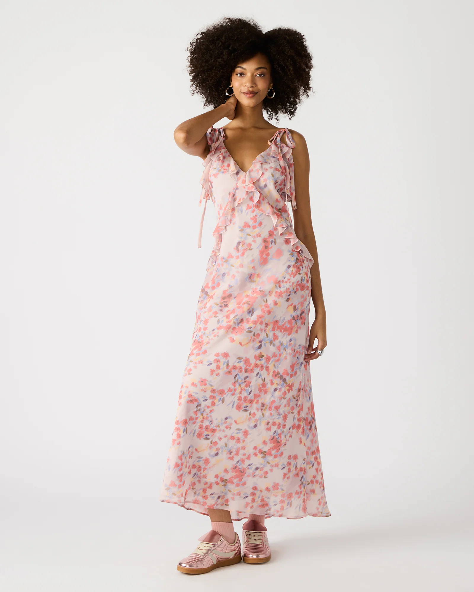 ADALINA DRESS FLORAL LAVENDER - Image 2