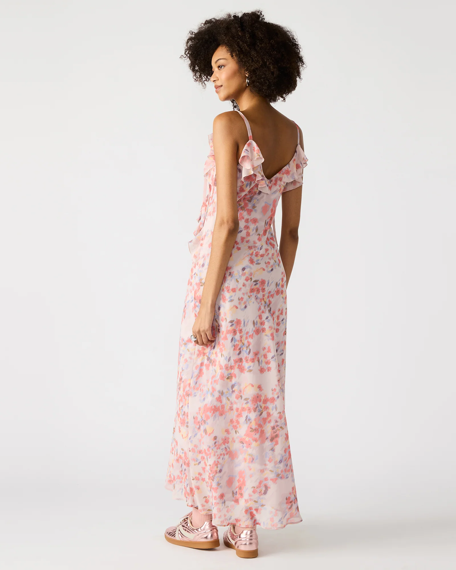 ADALINA DRESS FLORAL LAVENDER - Image 4