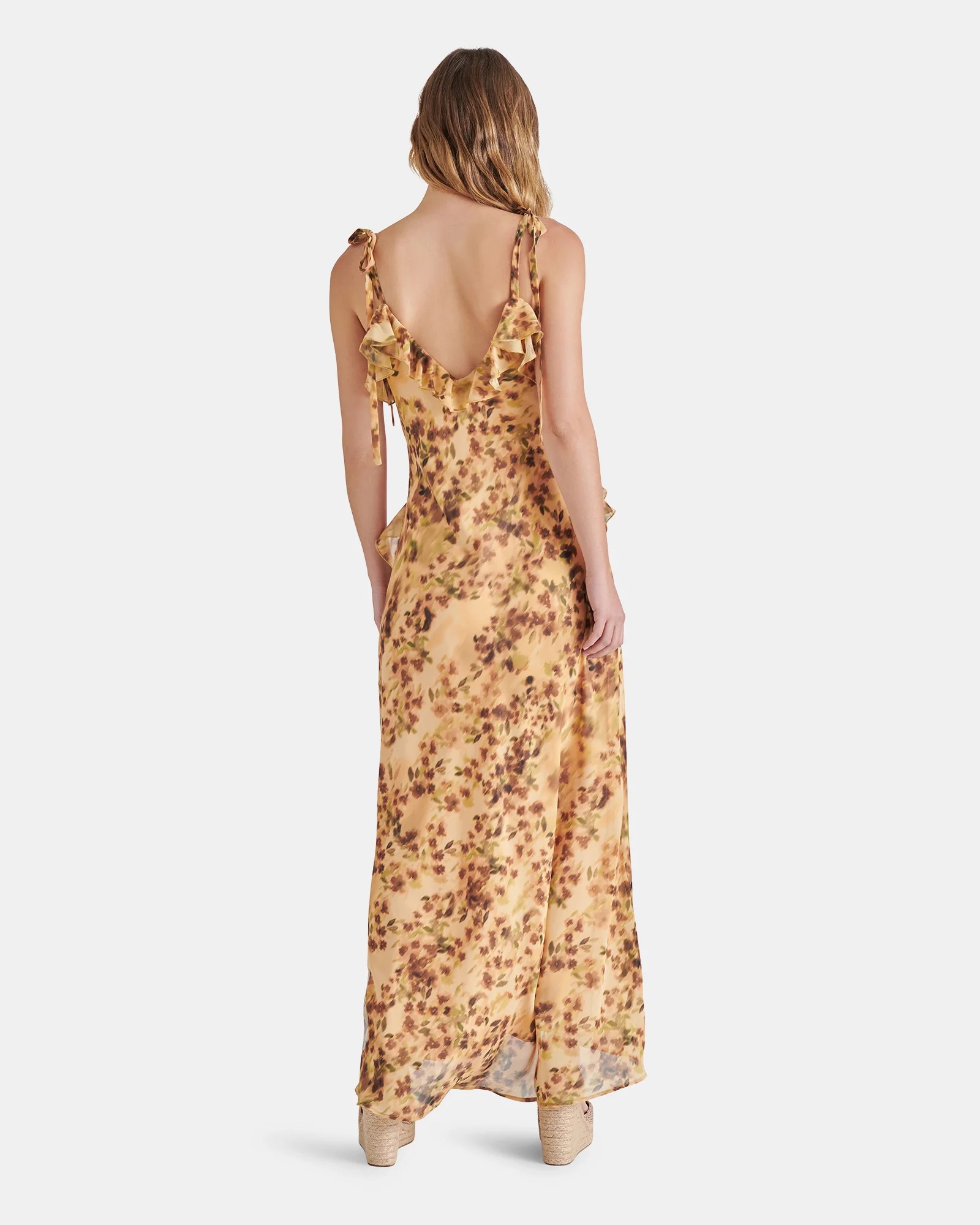 ADALINA DRESS FLORAL NATURAL MULTI - Image 4