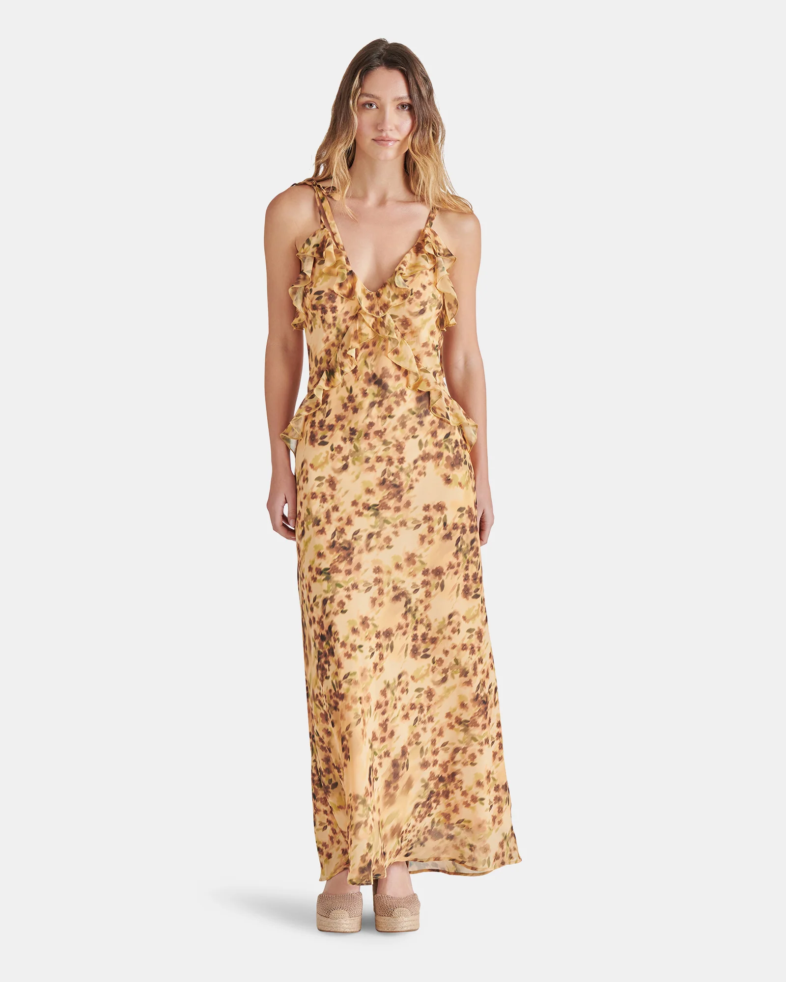 ADALINA DRESS FLORAL NATURAL MULTI - Image 5