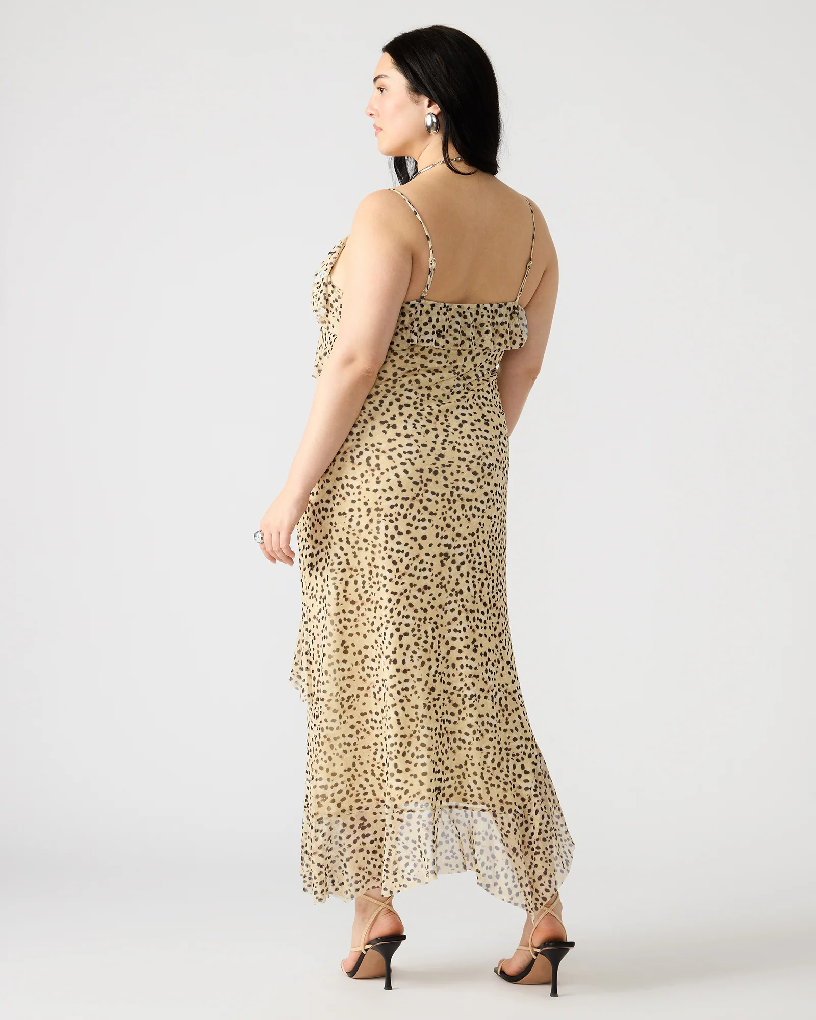 AIDA DRESS LEOPARD TAN MULTI - Image 4