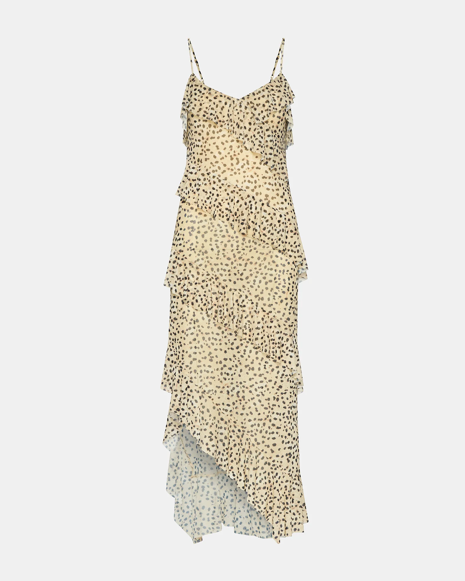 AIDA DRESS LEOPARD TAN MULTI - Image 5