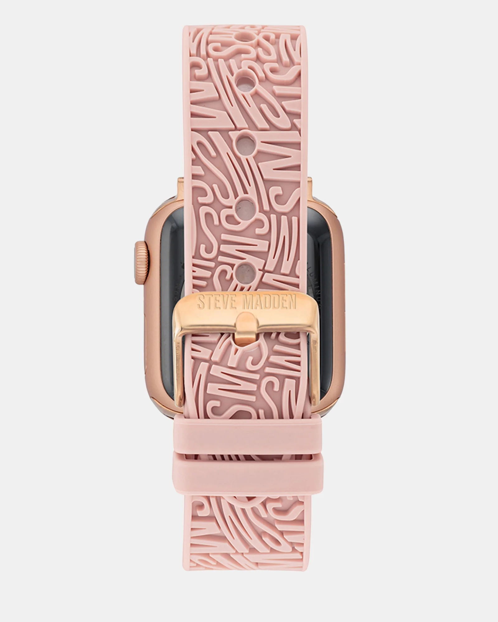 Apple Watch® RUBBER LOGO BAND 38/40/41MM PINK - Image 2