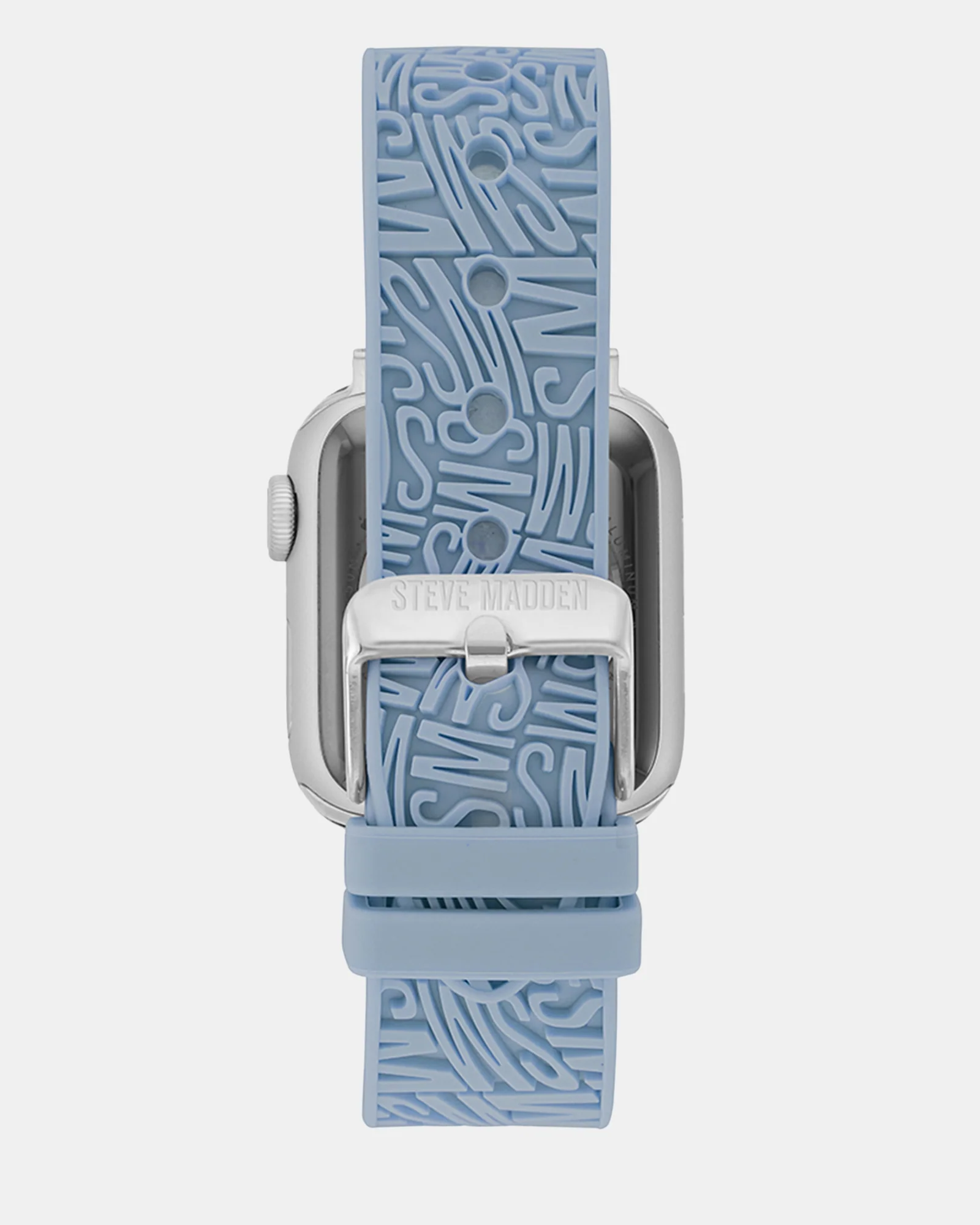 Apple Watch® RUBBER LOGO BAND 42/44/45MM BLUE - Image 2