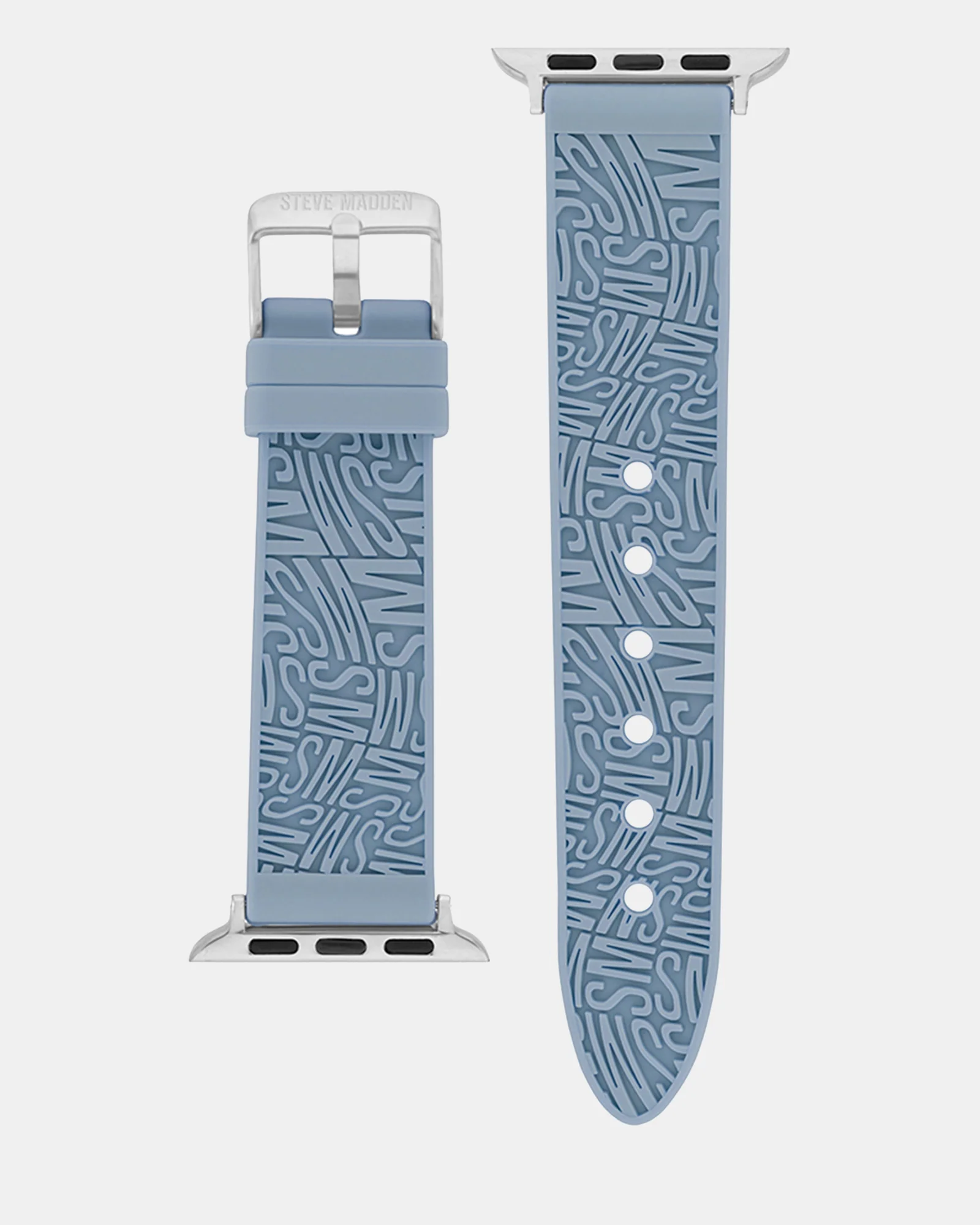Apple Watch® RUBBER LOGO BAND 42/44/45MM BLUE - Image 3
