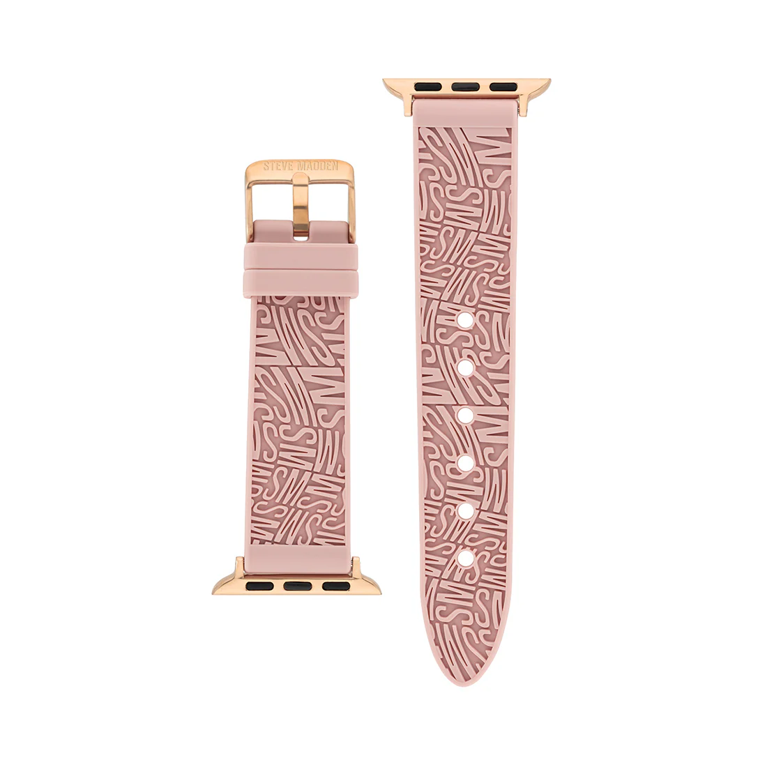 Apple Watch® RUBBER LOGO BAND 42/44/45MM PINK - Image 3