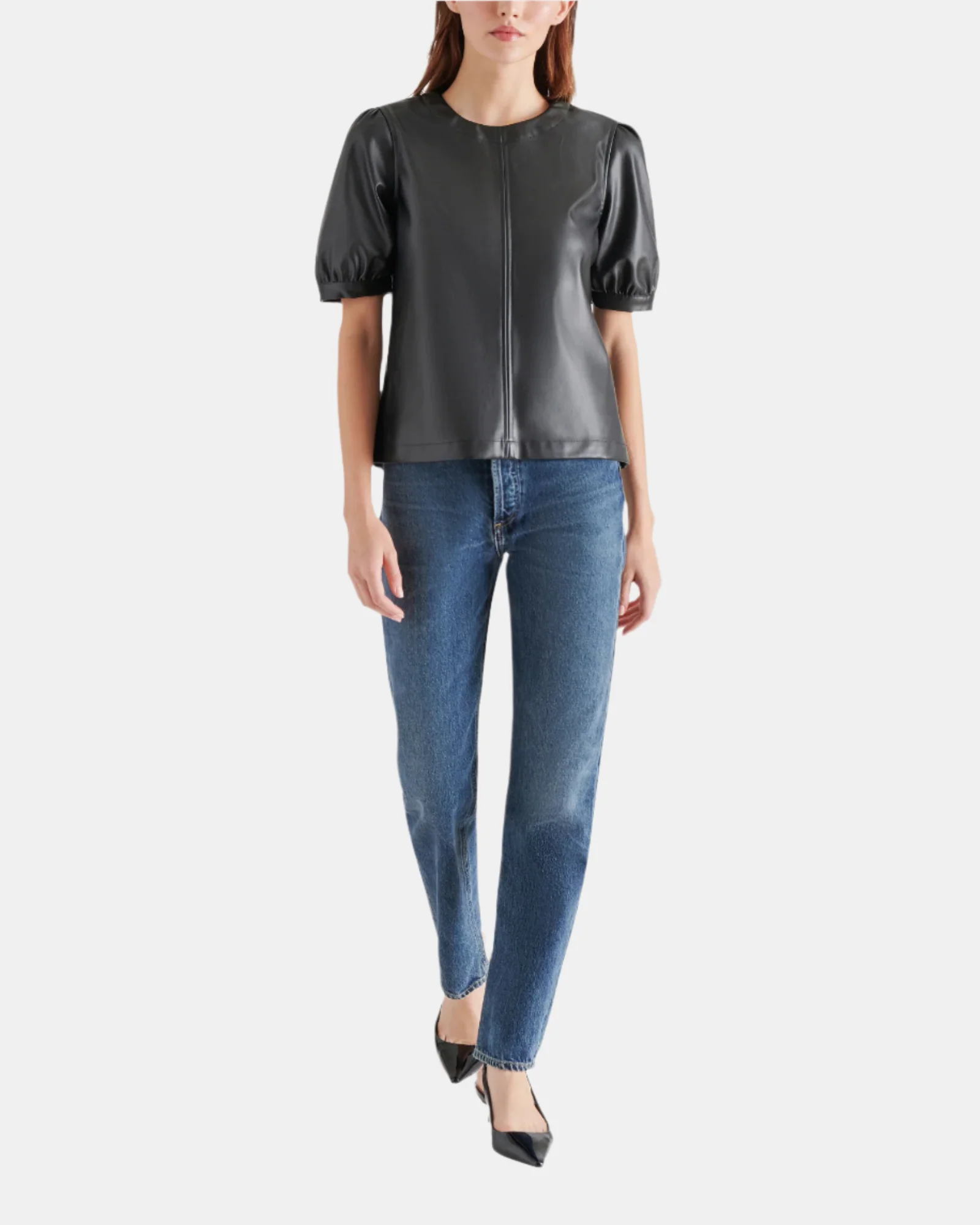 FAUX IT UP TOP BLACK - Image 3