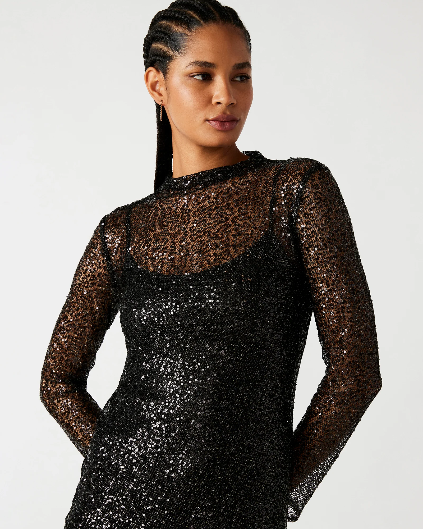 BLAKELY DRESS BLACK - Image 4