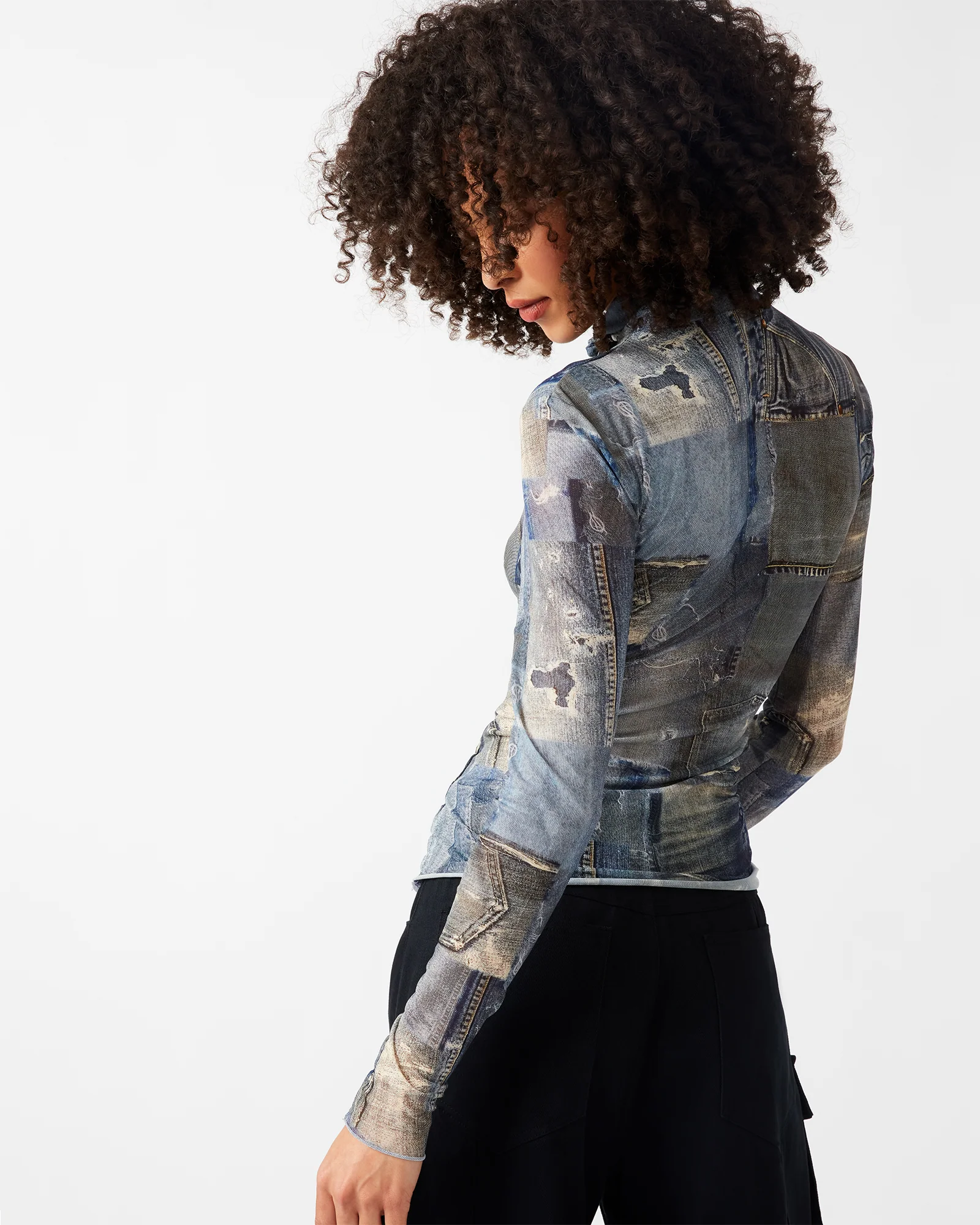 FIONA TOP DENIM - Image 3