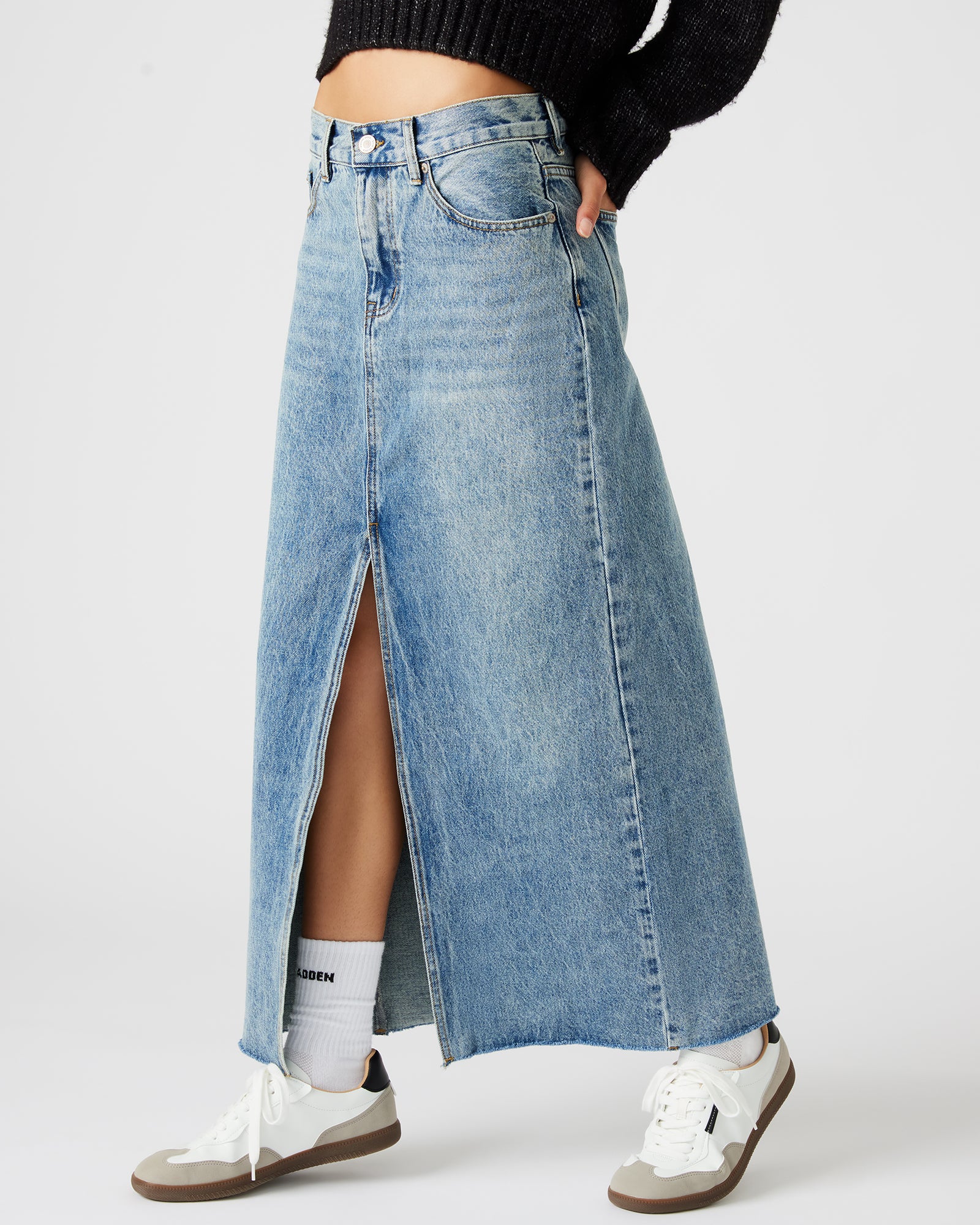 AVANI BLUE DENIM SKIRT - Image 5