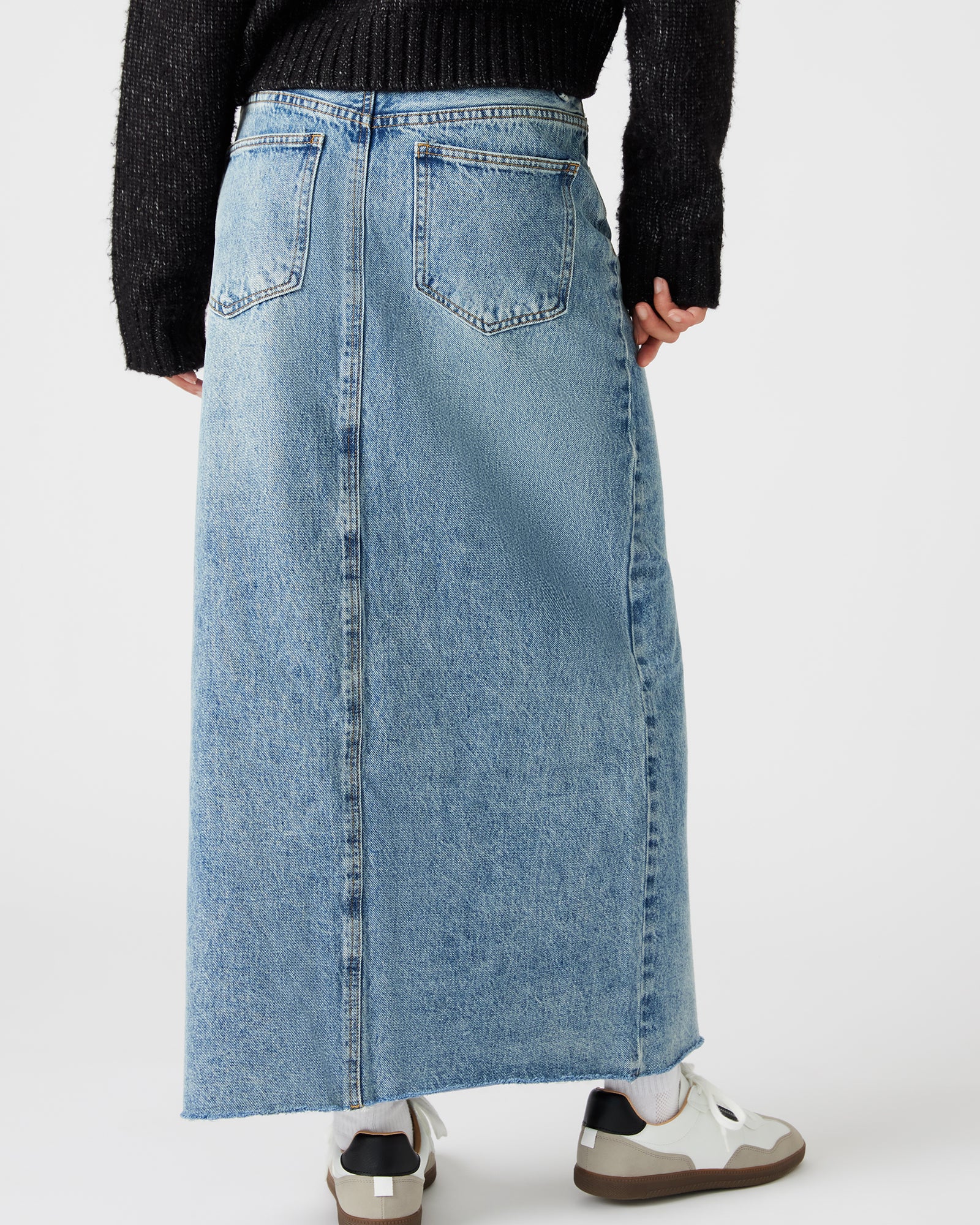 AVANI BLUE DENIM SKIRT - Image 6