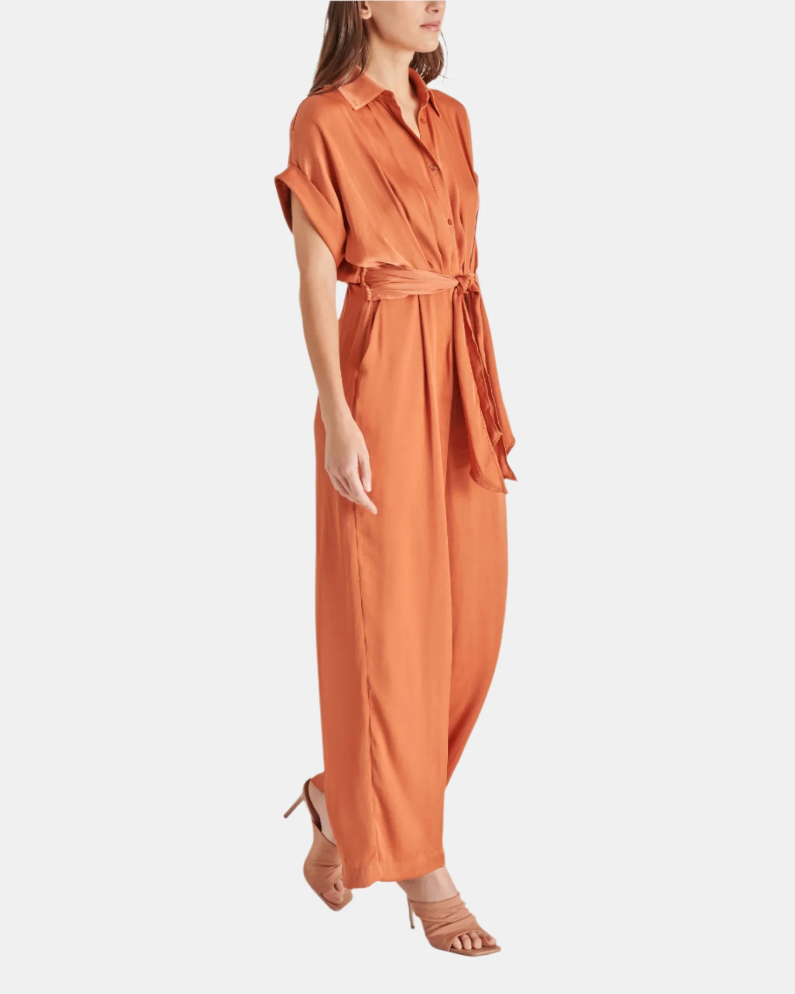 TORI JUMPSUIT BROWN MULTI - Image 2