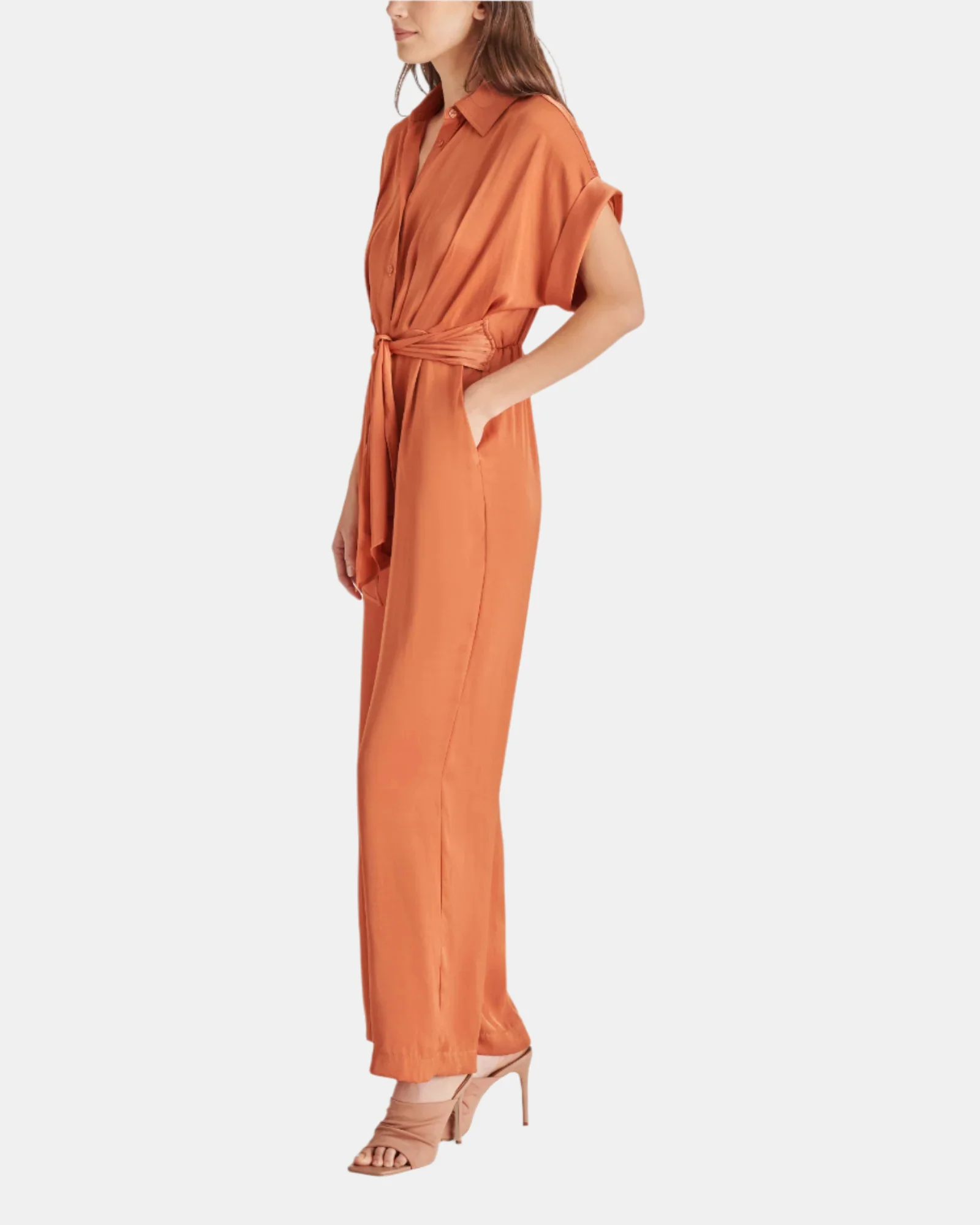 TORI JUMPSUIT BROWN MULTI - Image 3