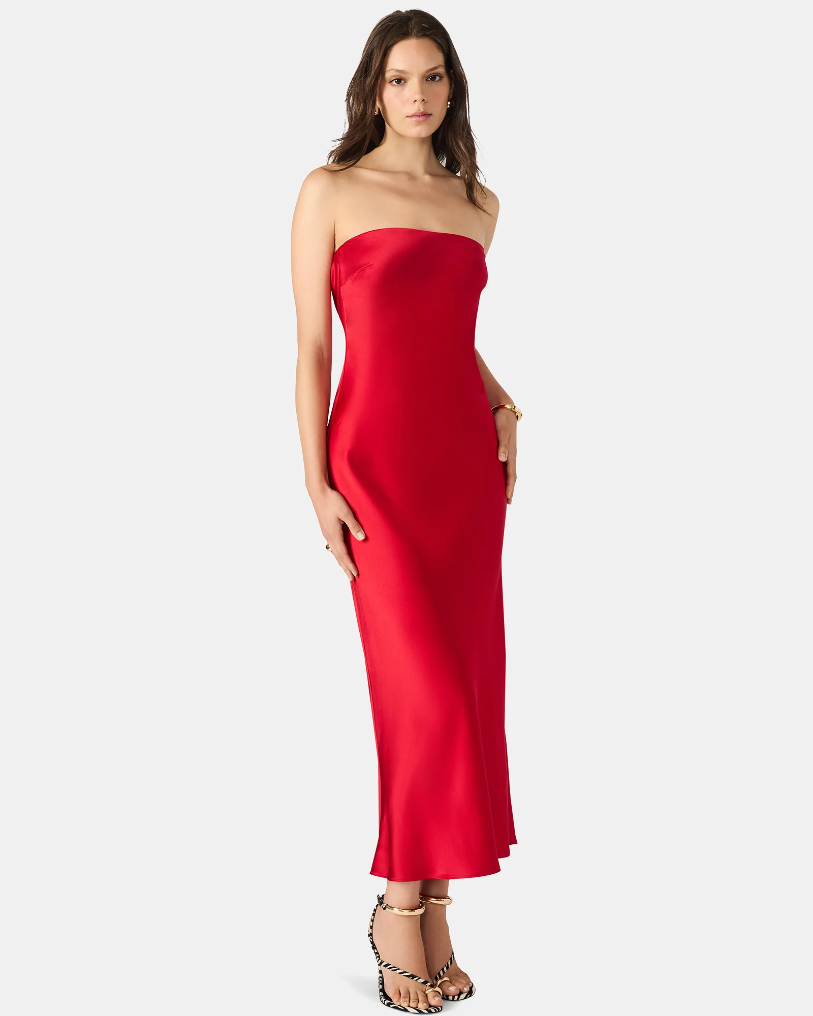 JESSAMINE DRESS RED - Image 3