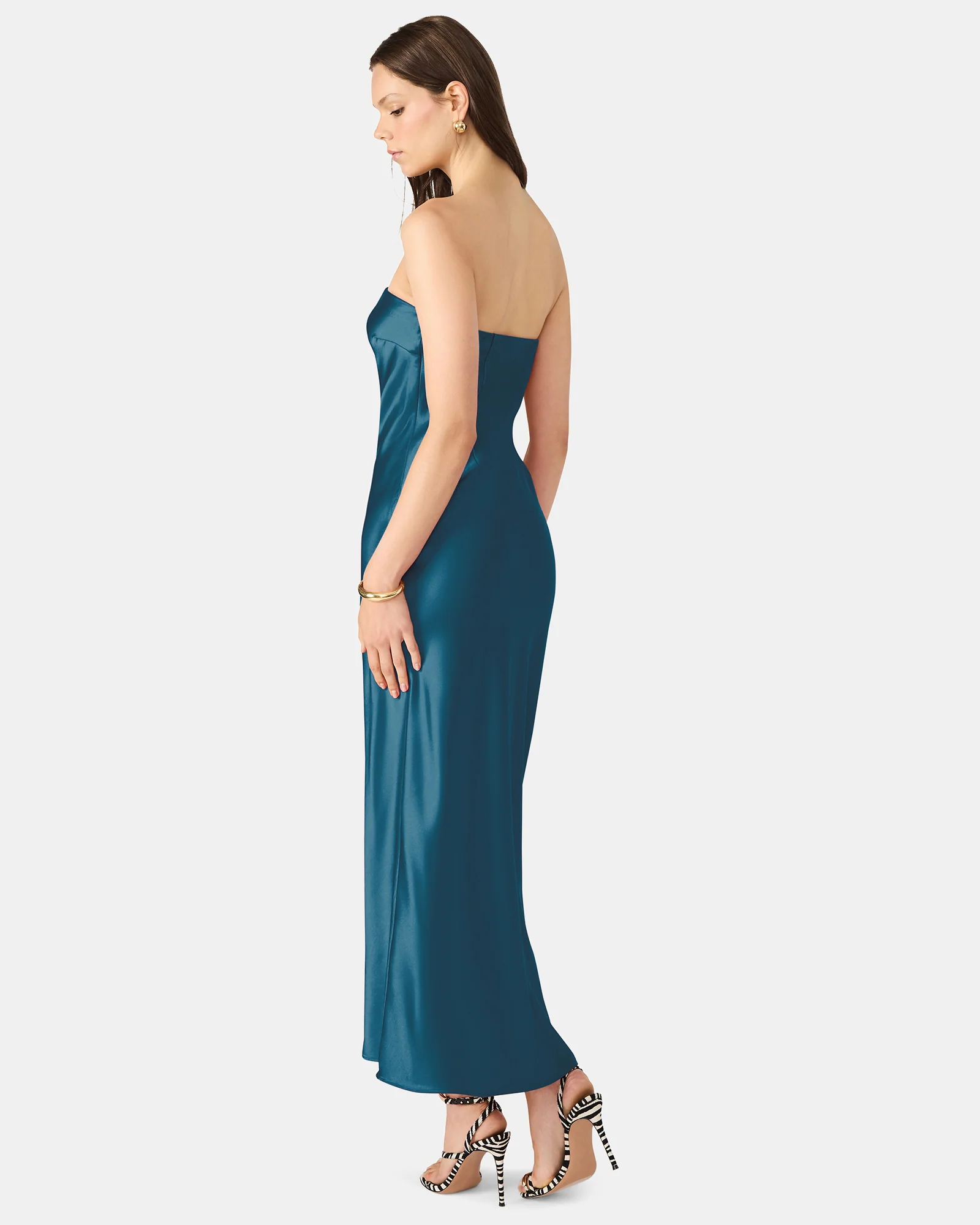JESSAMINE DRESS TEAL - Image 4