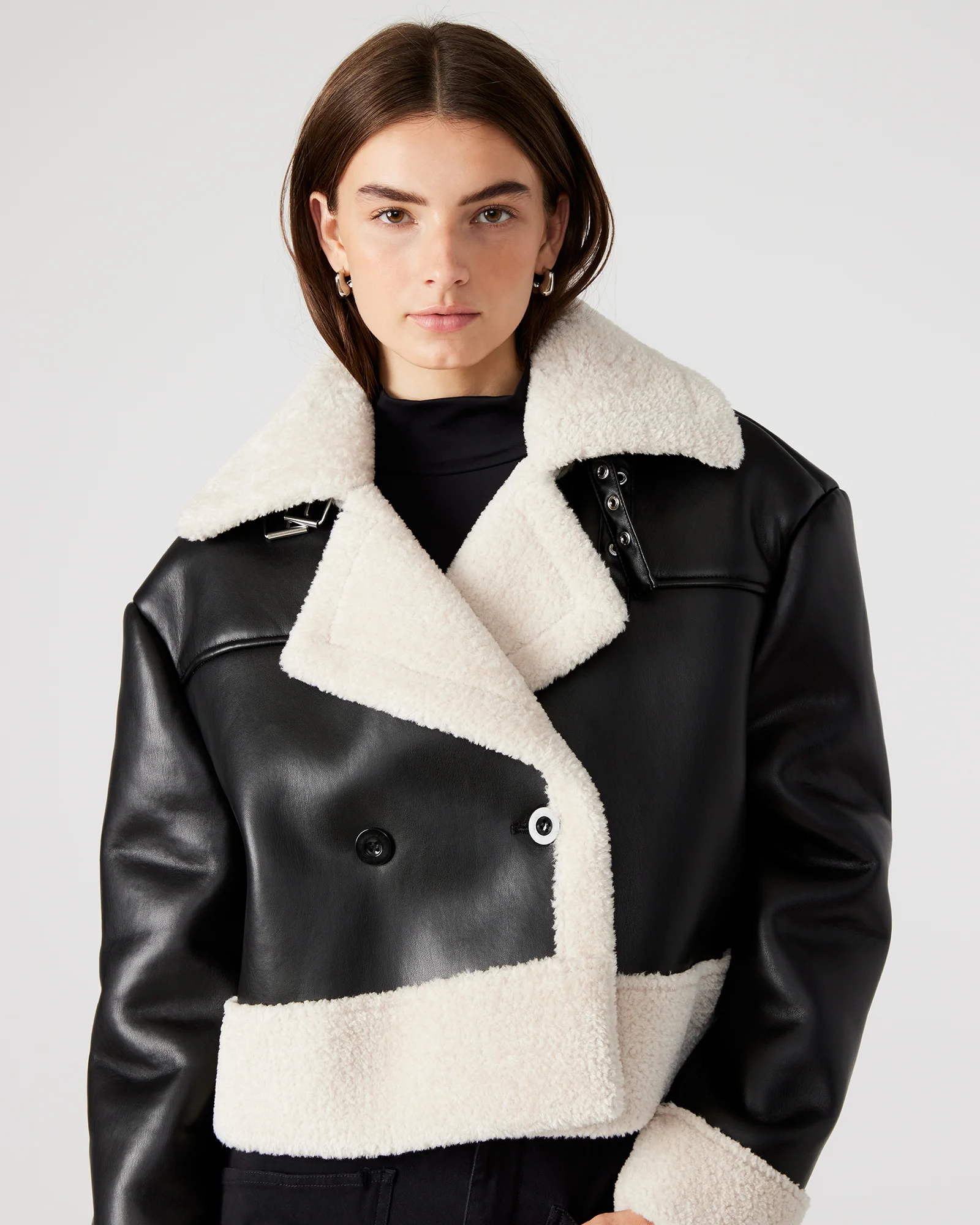 ATHEN JACKET BLACK/NATURAL - Image 2