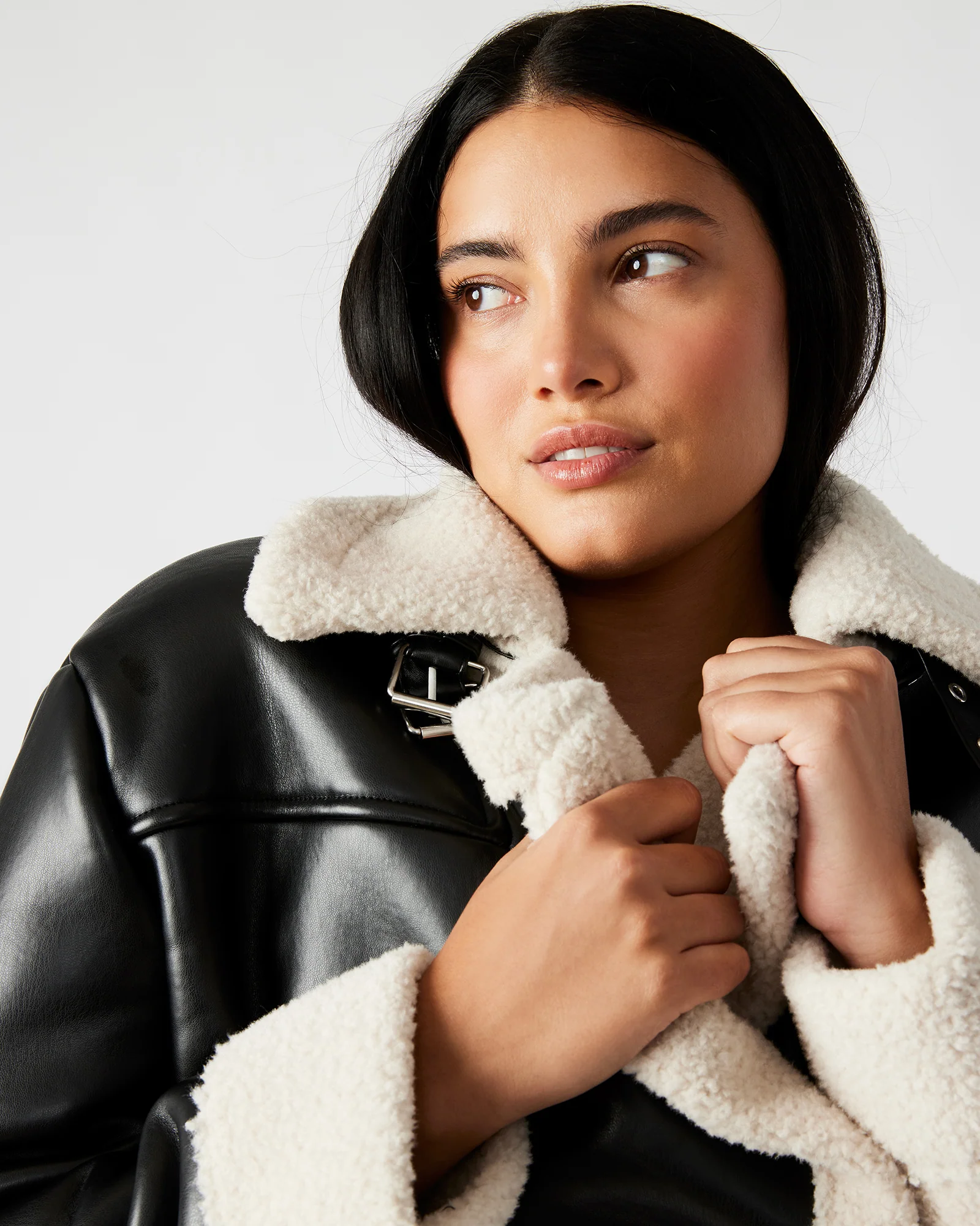 ATHEN JACKET BLACK/NATURAL - Image 4