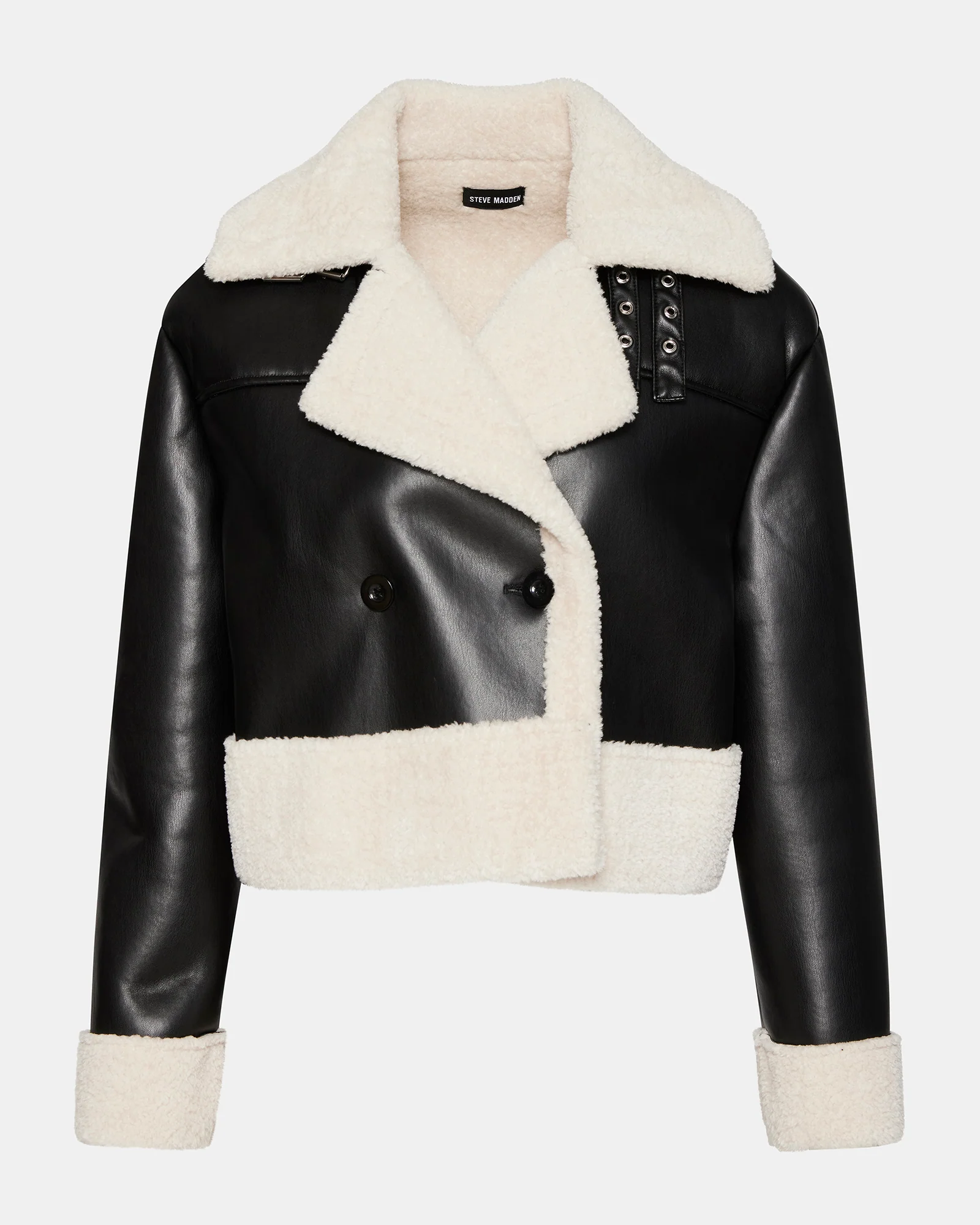 ATHEN JACKET BLACK/NATURAL - Image 7