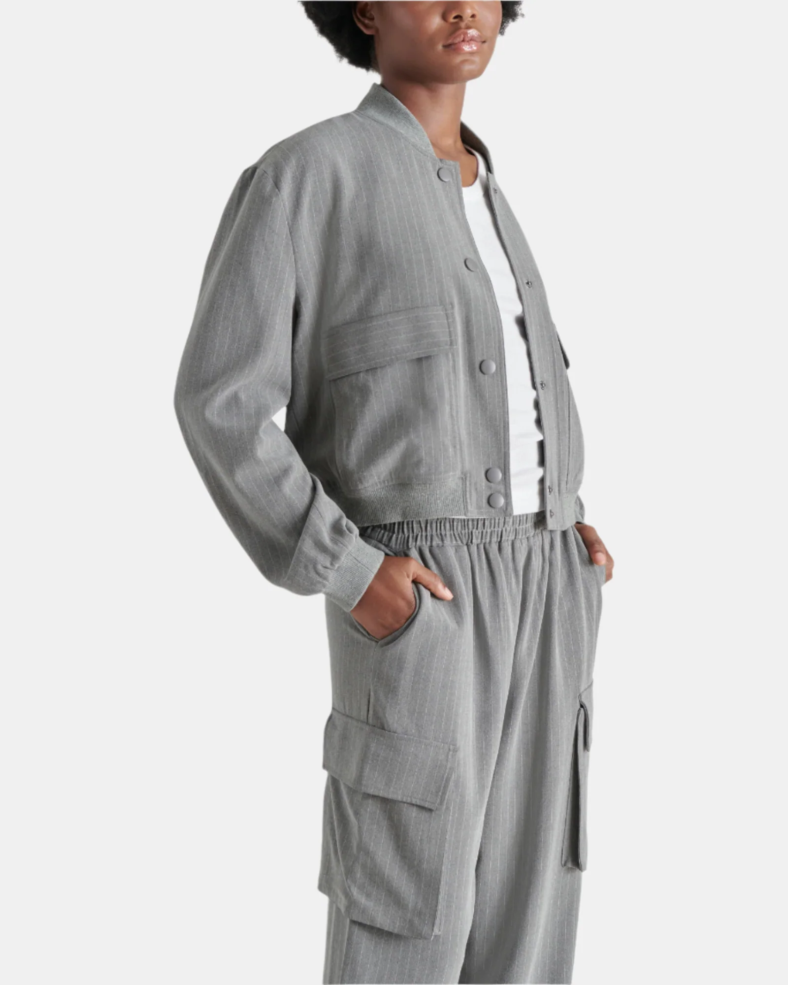 ARDINE JACKET GREY MULTI - Image 2