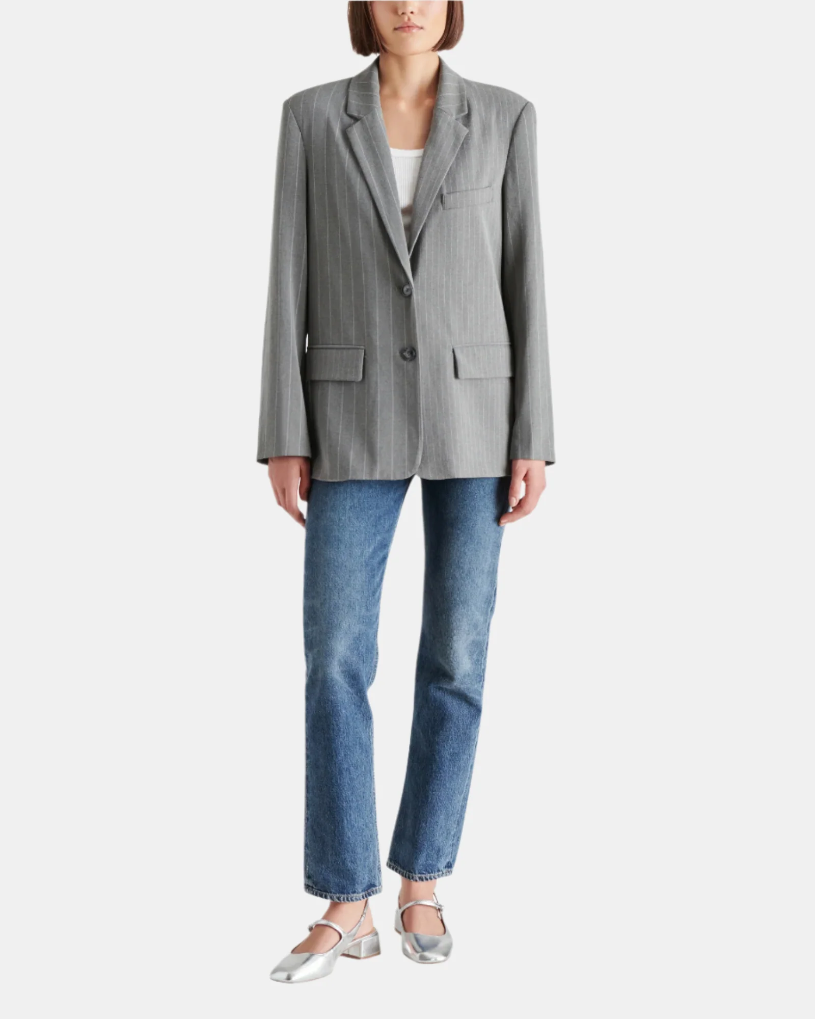 NOELLIE BLAZER GREY MULTI - Image 2