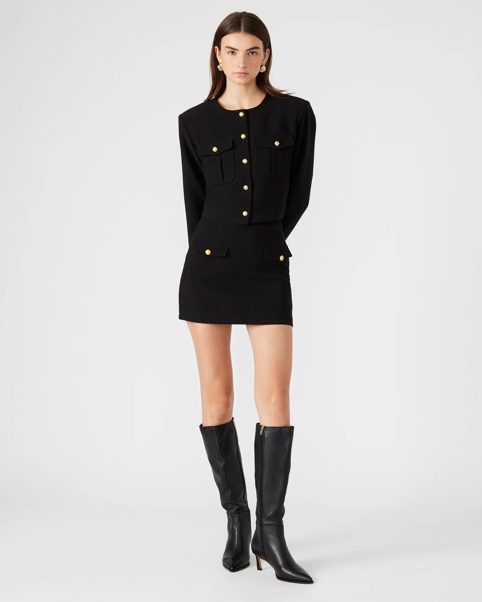 COSETTE BLAZER JACKET BLACK - Image 2