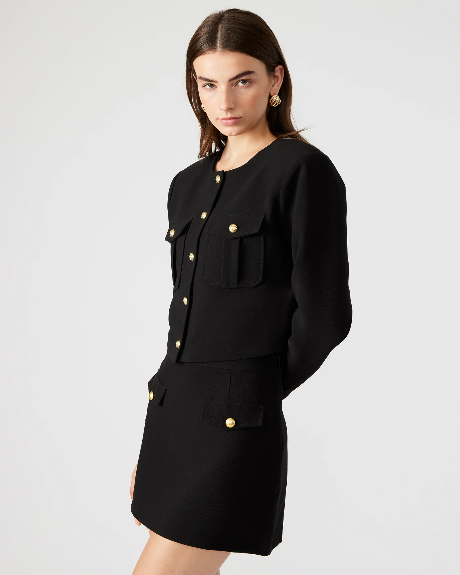 COSETTE BLAZER JACKET BLACK - Image 3