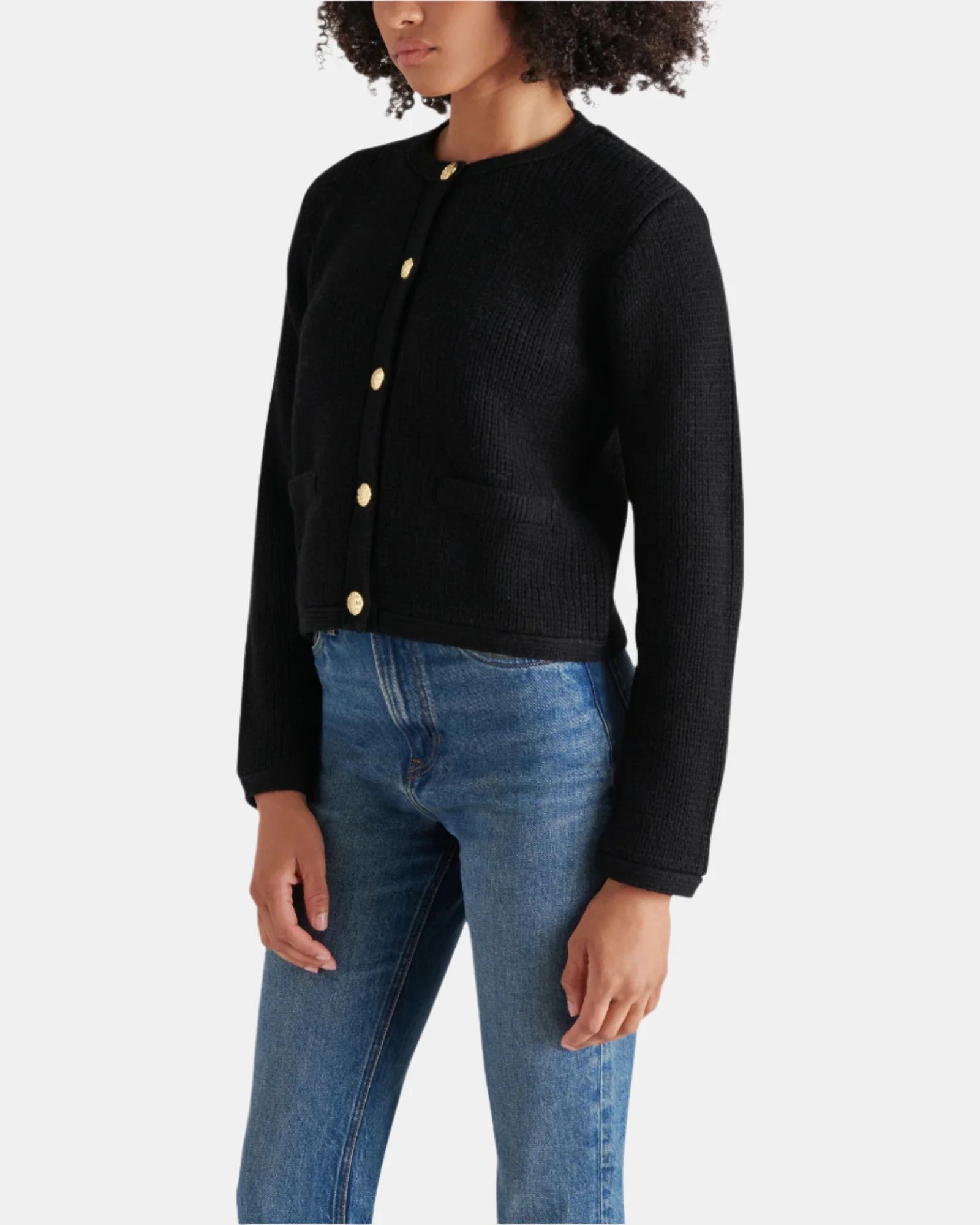 FANTINO SWEATER JACKET BLACK - Image 2