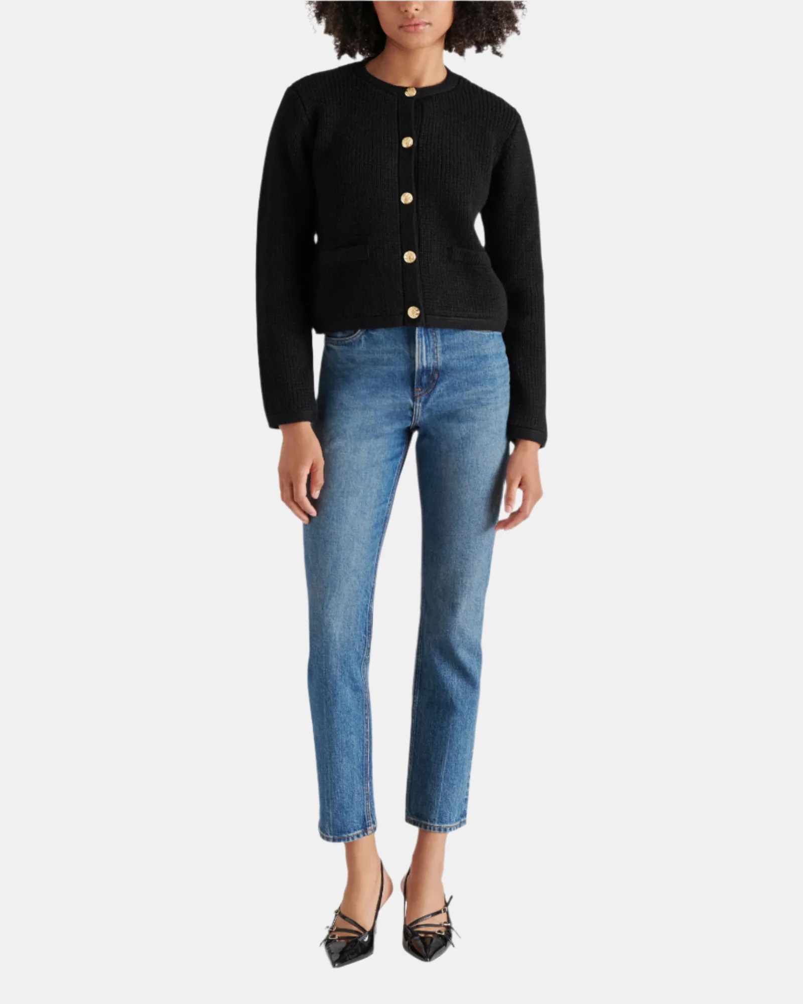 FANTINO SWEATER JACKET BLACK - Image 3
