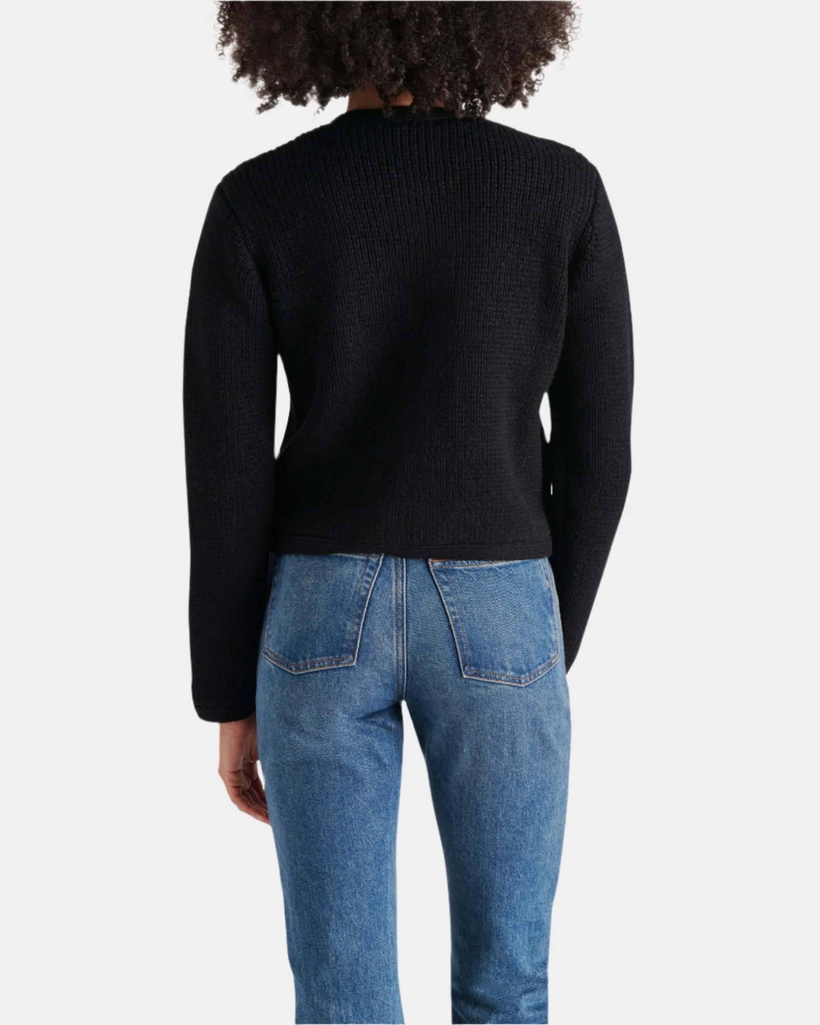 FANTINO SWEATER JACKET BLACK - Image 4