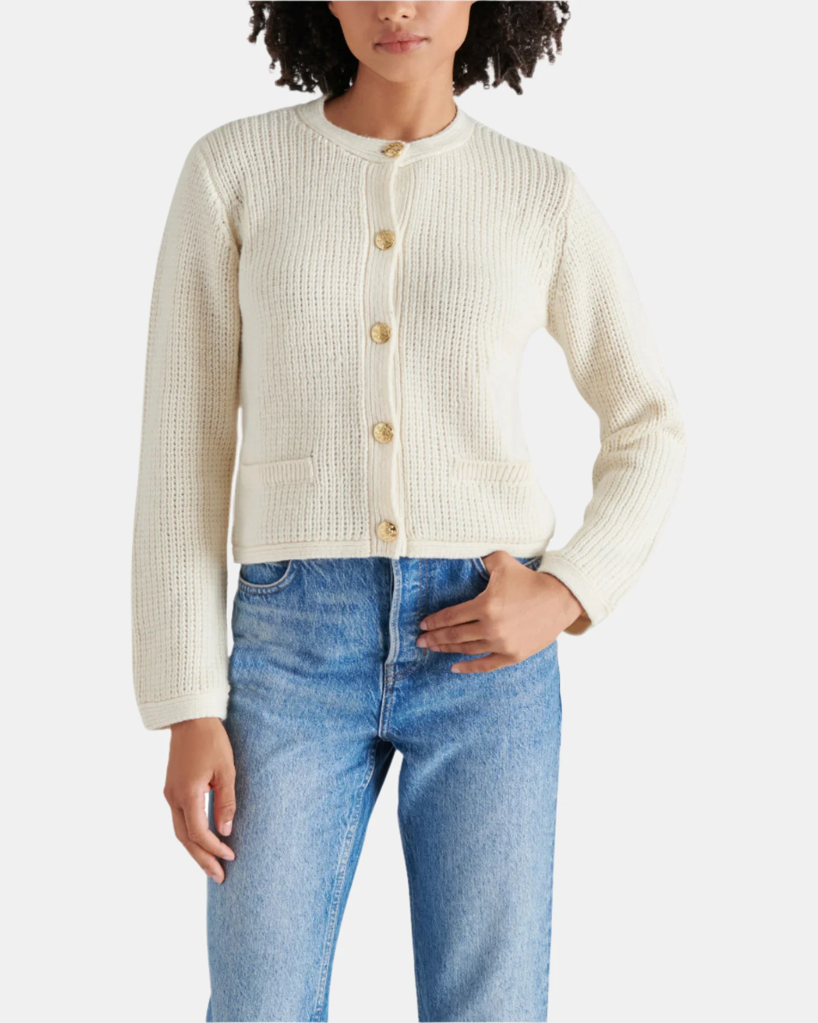 FANTINO SWEATER JACKET WHITE