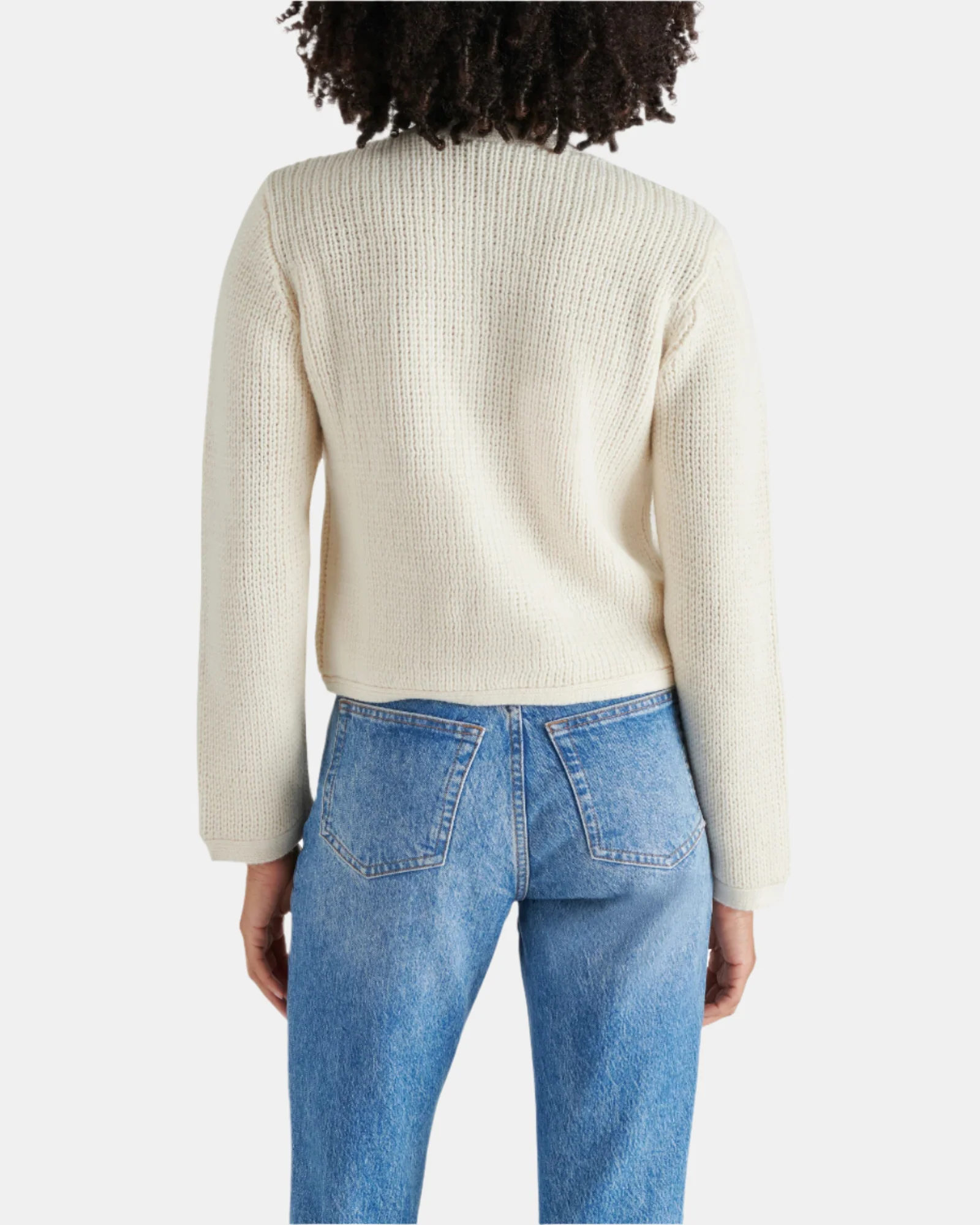 FANTINO SWEATER JACKET WHITE - Image 4
