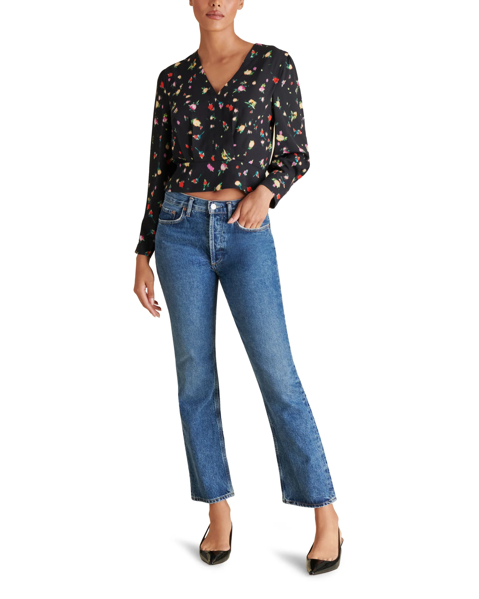 RAYNE TOP BLACK MULTI - Image 2