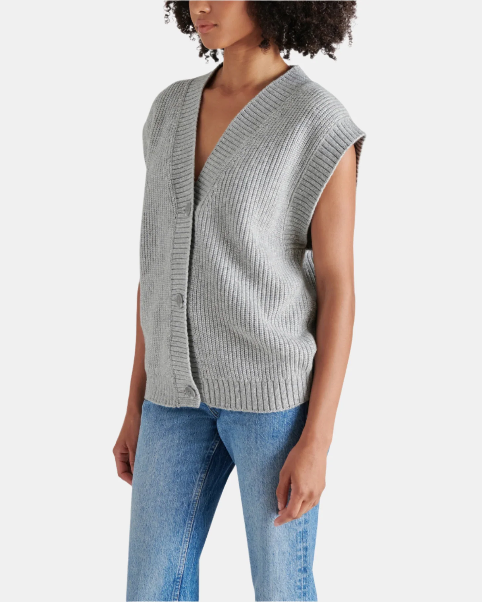 GIORGIA SWEATER VEST GREY - Image 3