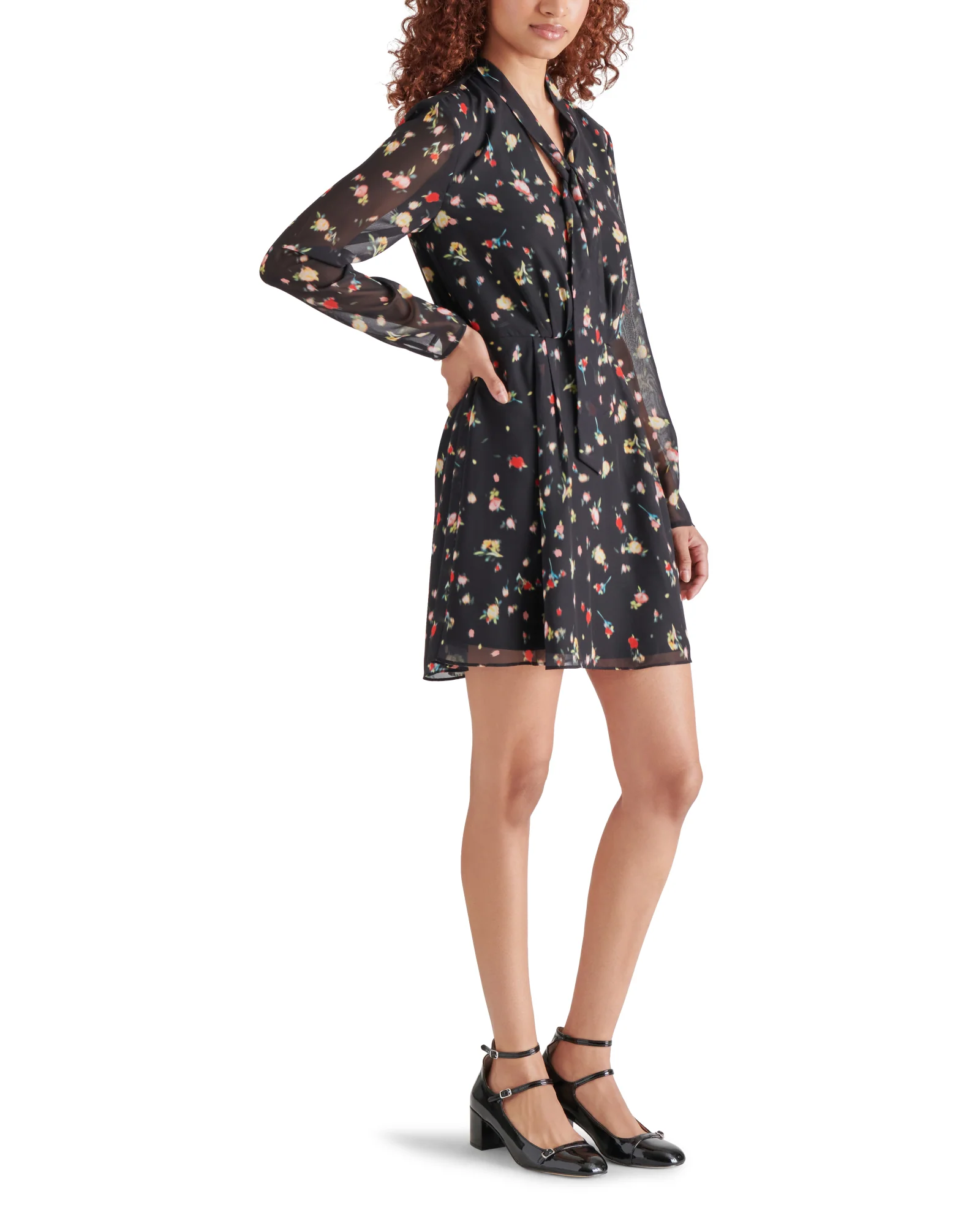 CALLISTA DRESS BLACK MULTI - Image 3
