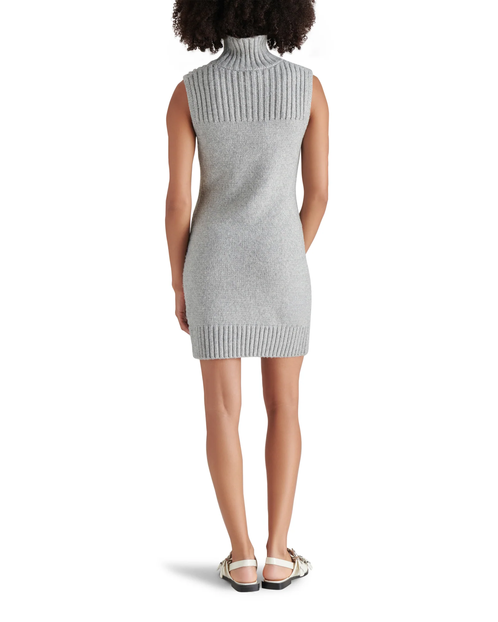 KARISSA SWEATER DRESS GREY - Image 4