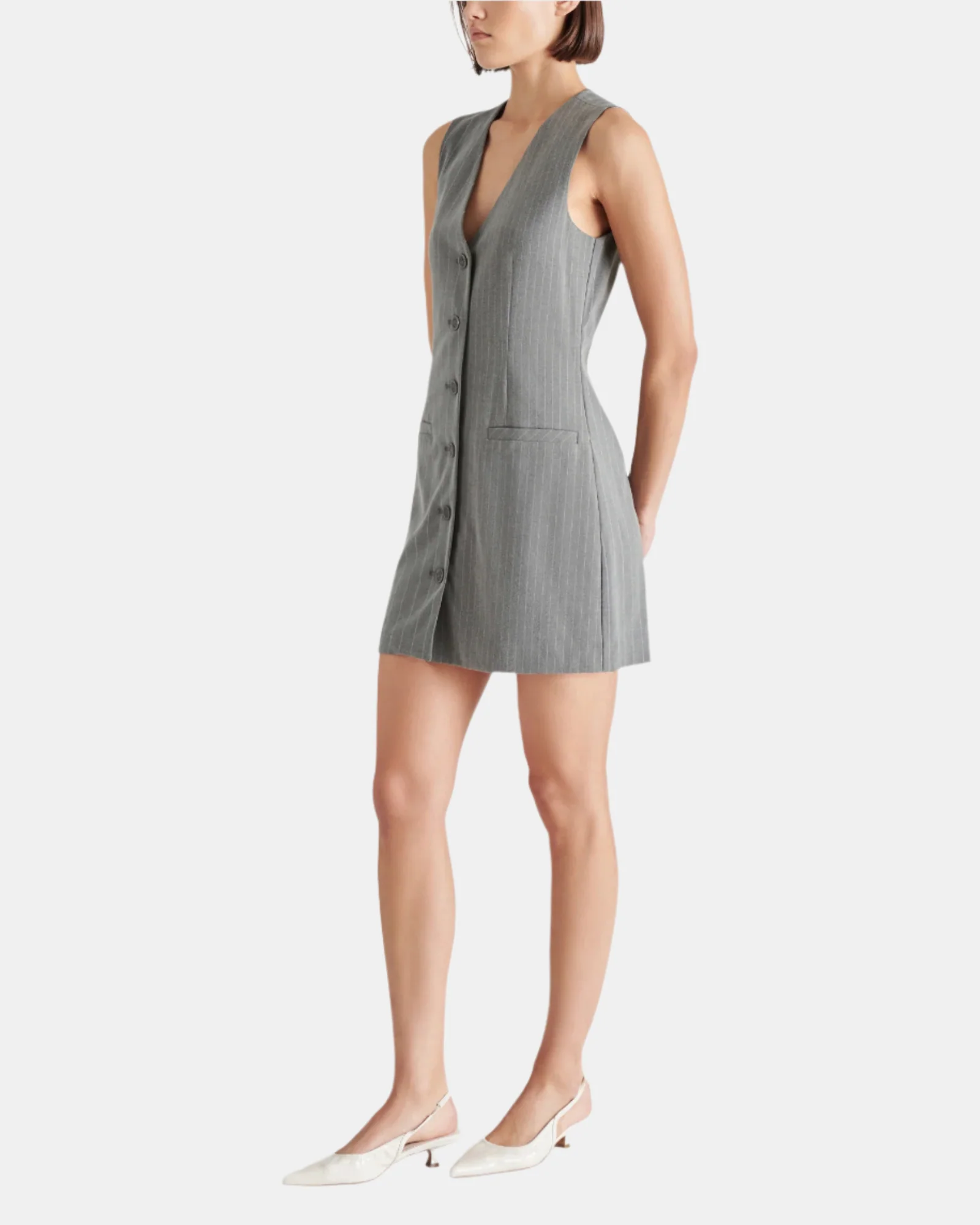 CRESSIDA DRESS GREY MULTI - Image 3