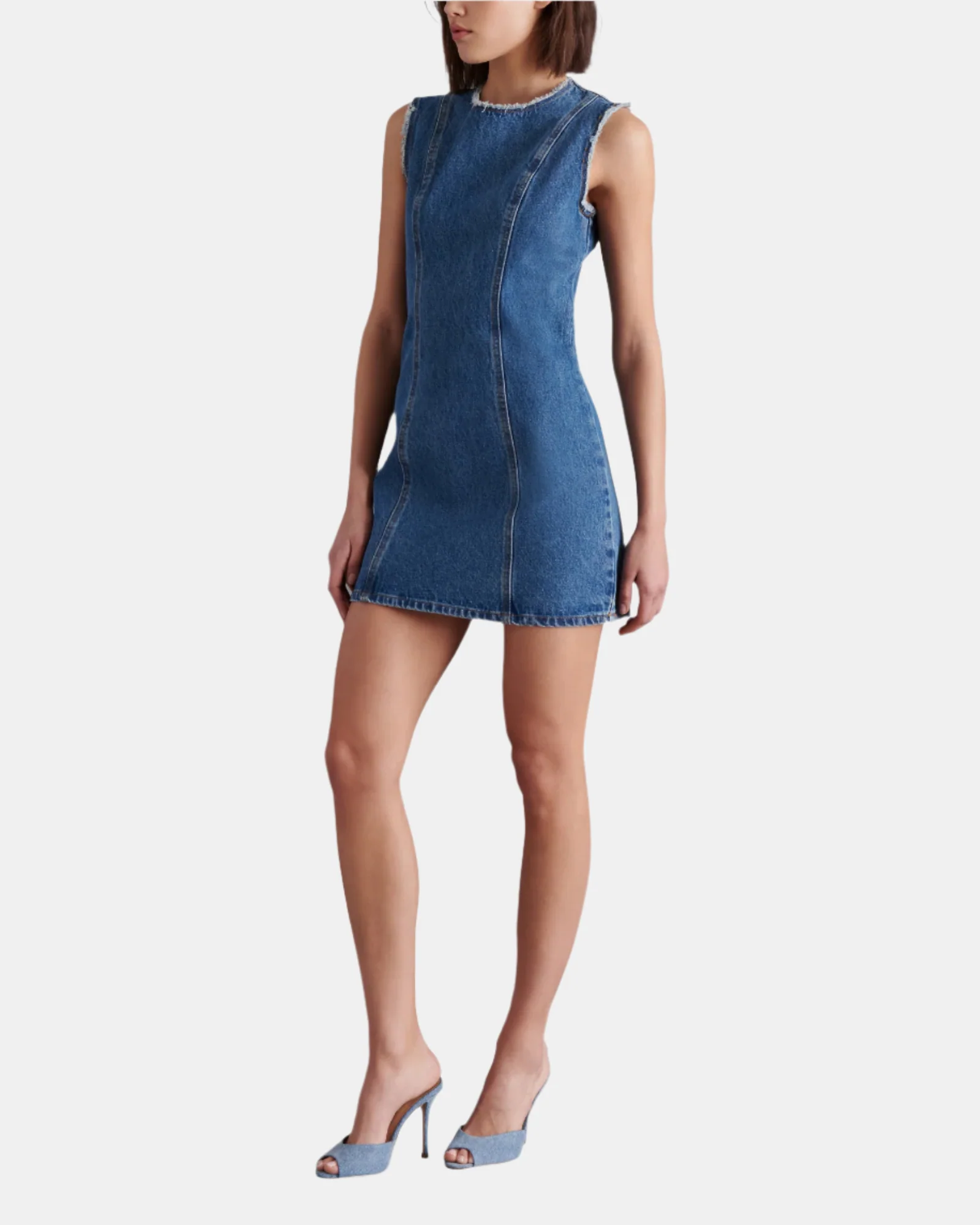 SOLARA DRESS BLUE DENIM - Image 3