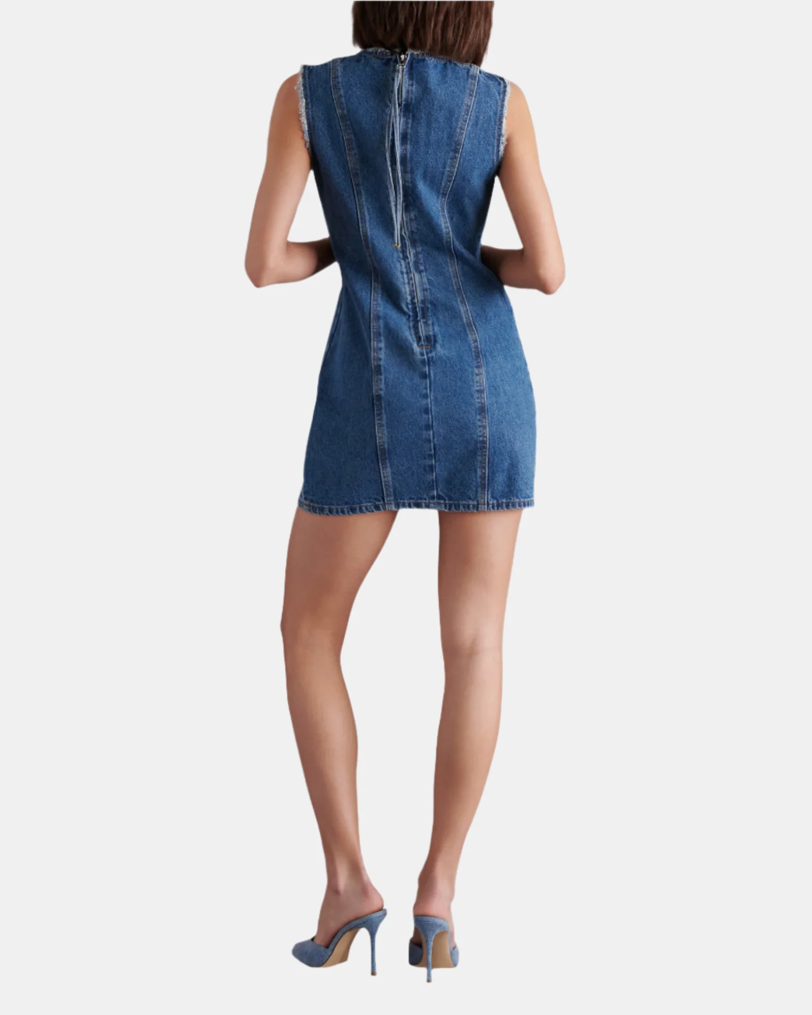 SOLARA DRESS BLUE DENIM - Image 4