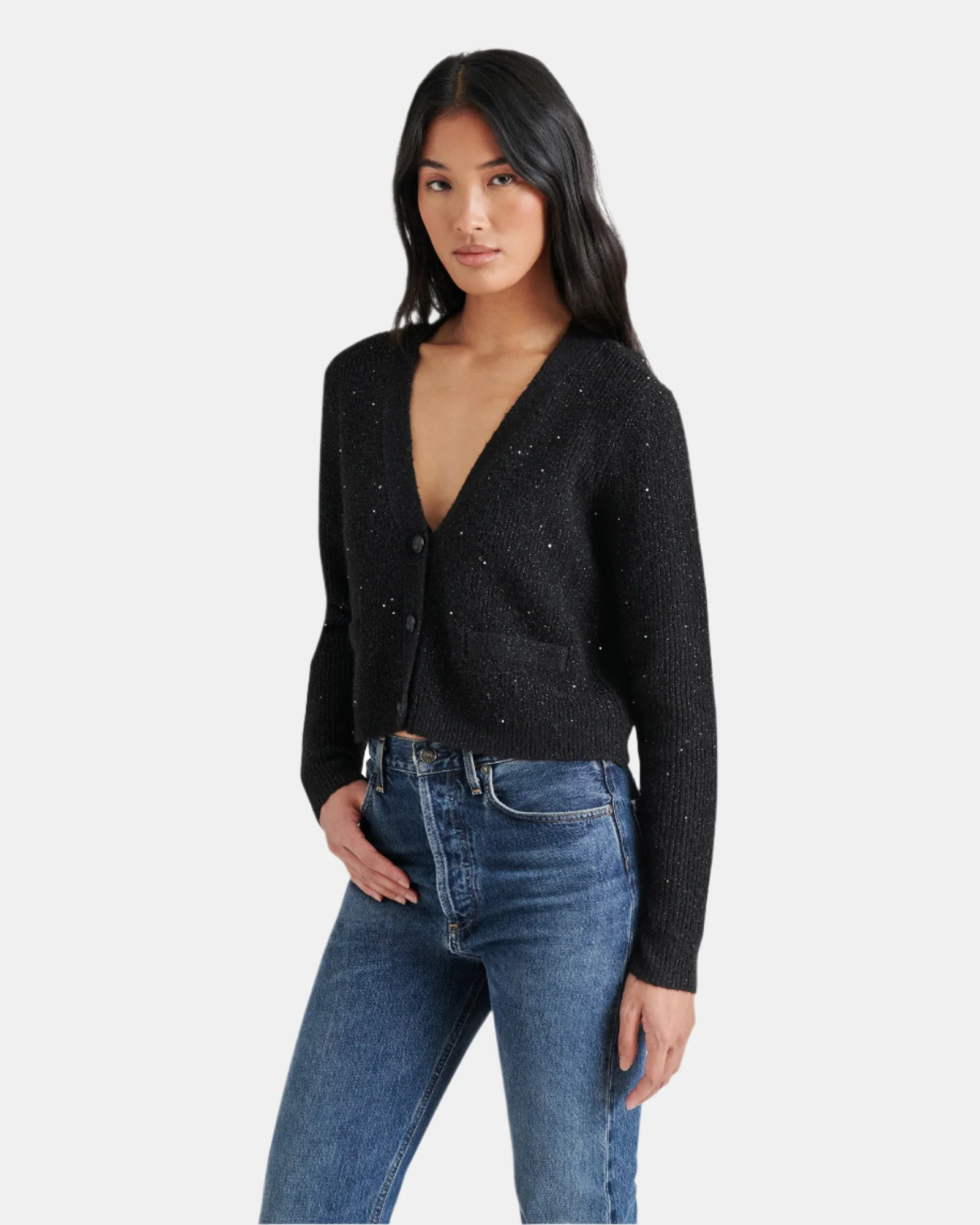 AERO CARDIGAN CHARCOAL - Image 2