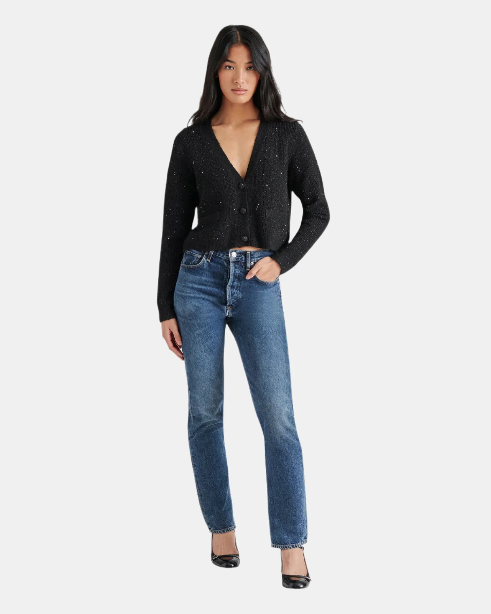 AERO CARDIGAN CHARCOAL - Image 5