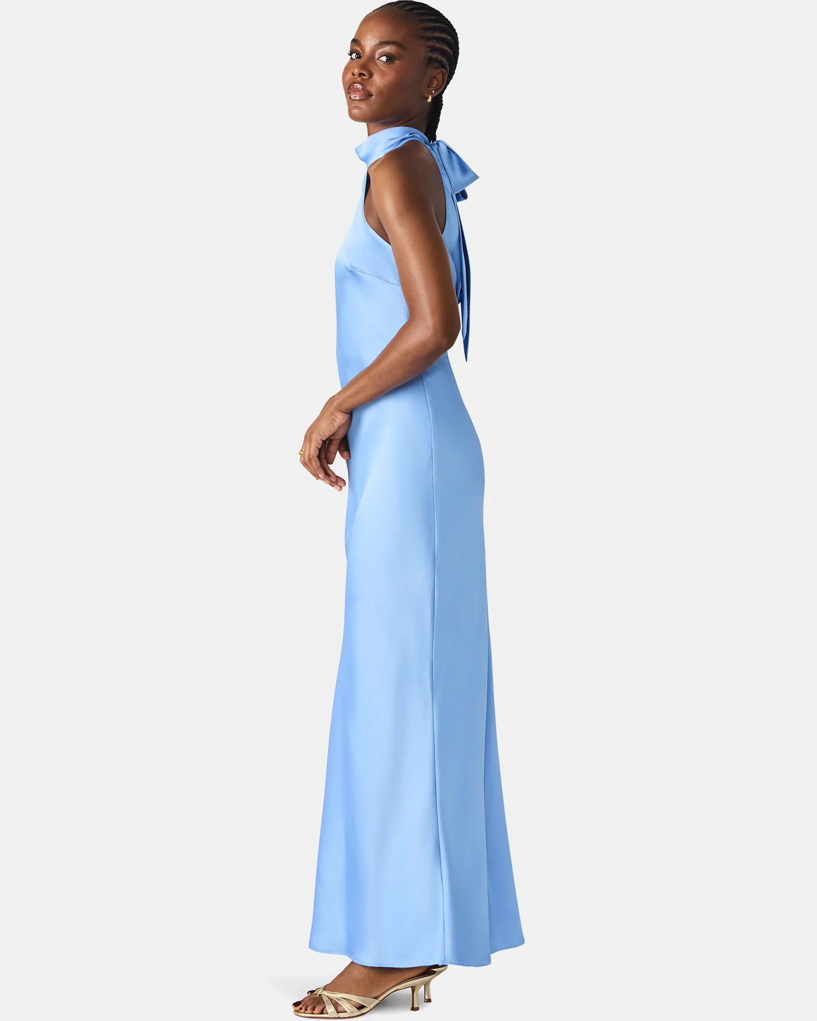 LARA DRESS BLUE - Image 3