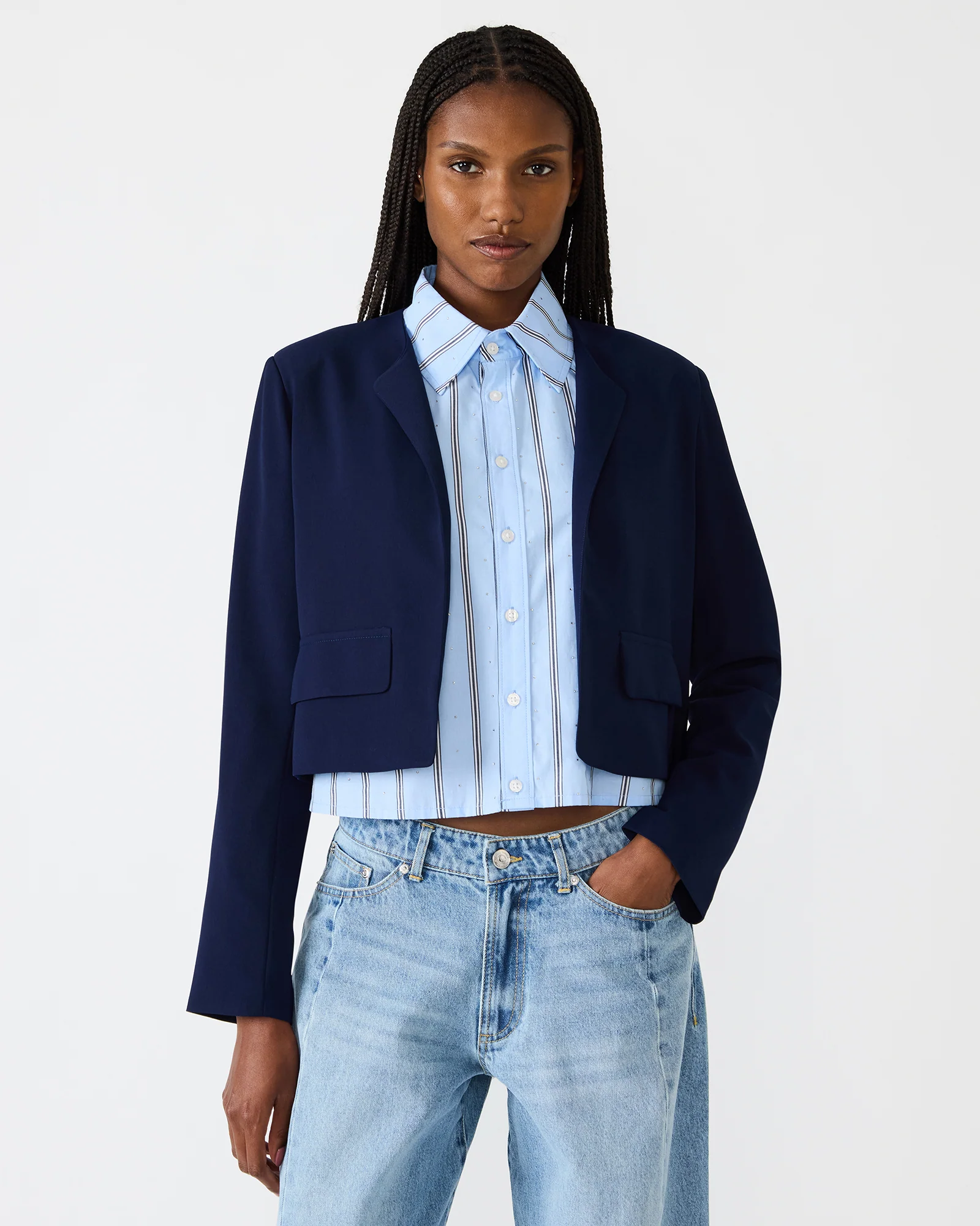 SERENEA BLAZER NAVY - Image 2