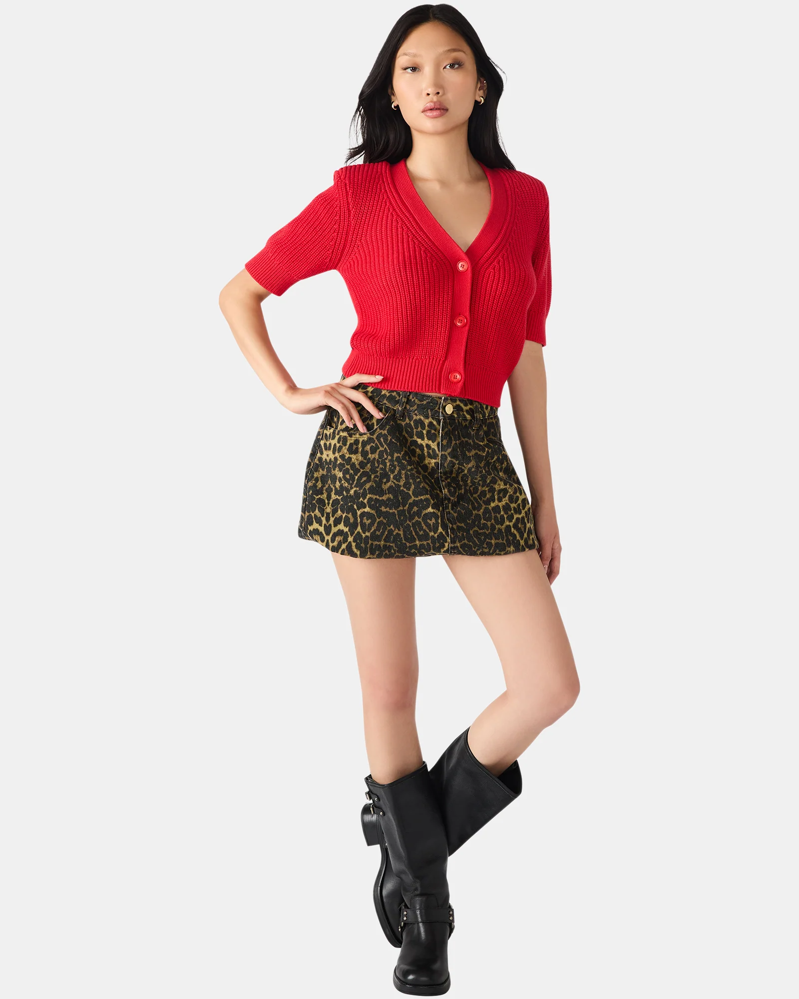 JANAE CARDIGAN RED - Image 3