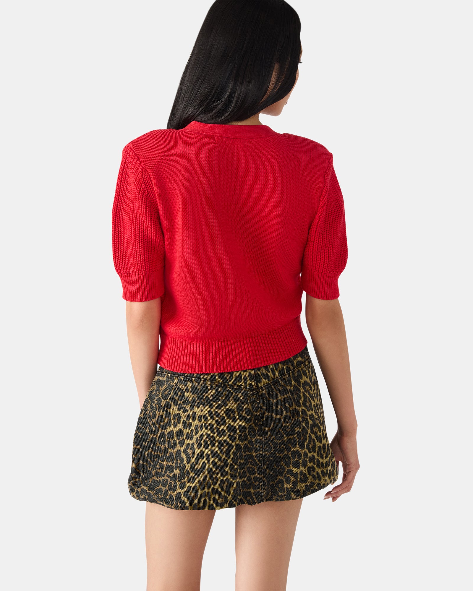 JANAE CARDIGAN RED - Image 4