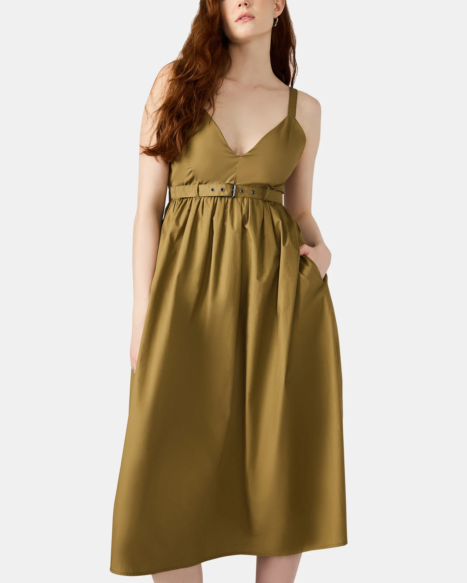 JUNO DRESS OLIVE - Image 4