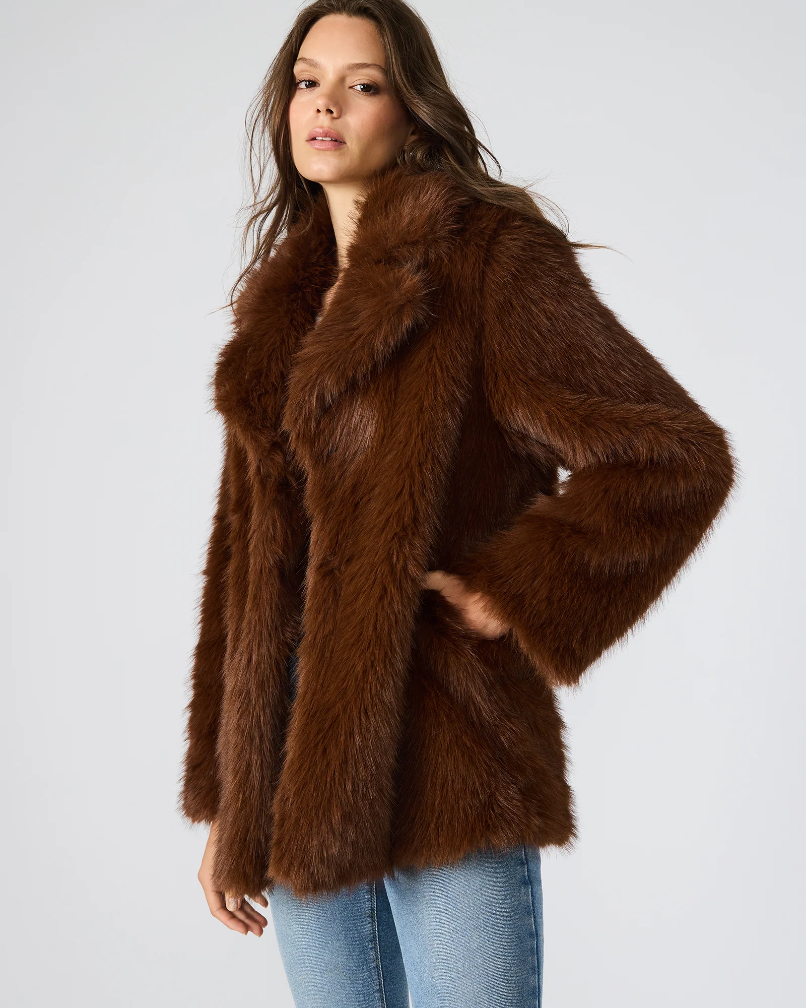 KINDRA COAT BROWN - Image 3