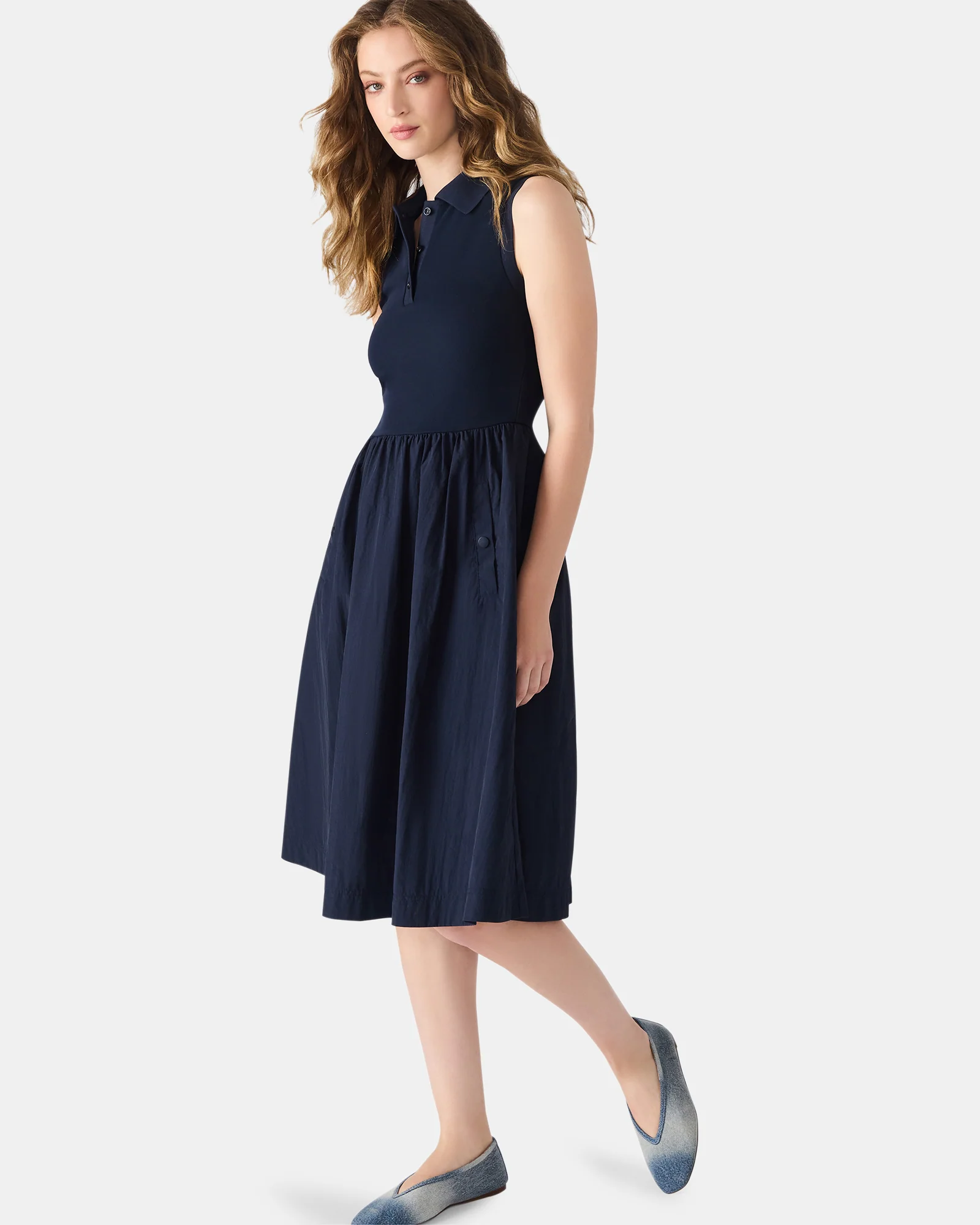AUDEN DRESS NAVY - Image 2