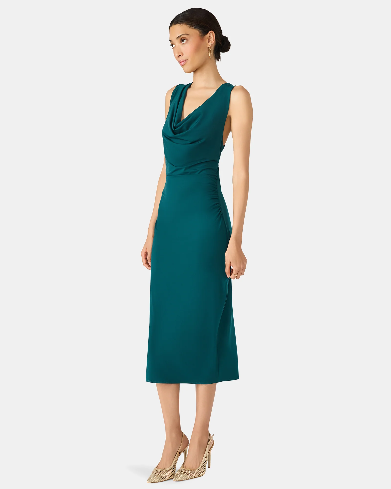 KALINA DRESS TEAL - Image 3